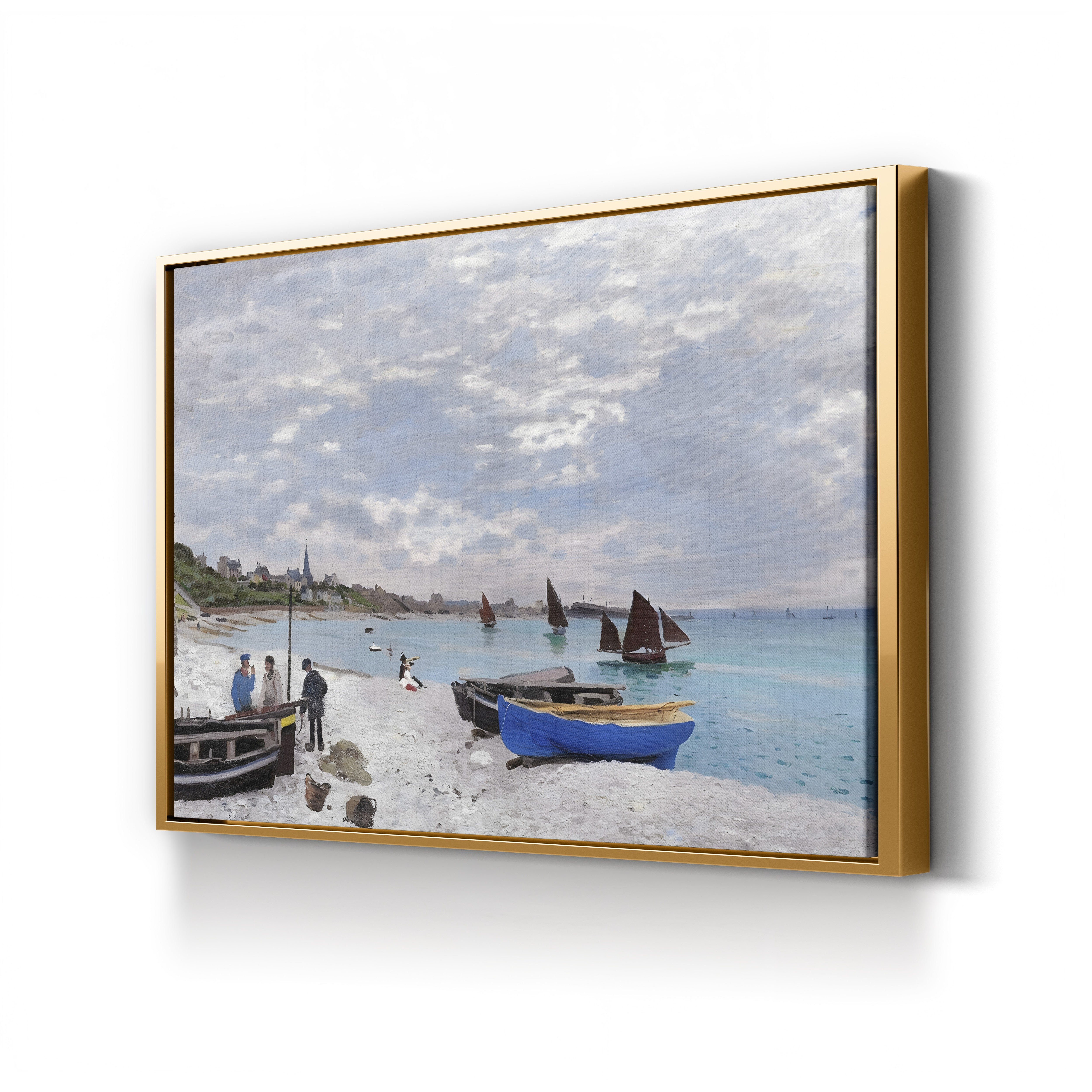 The Beach at Sainte-Adresse (La Plage de Sainte-Adresse), 1867 by Claude Monet