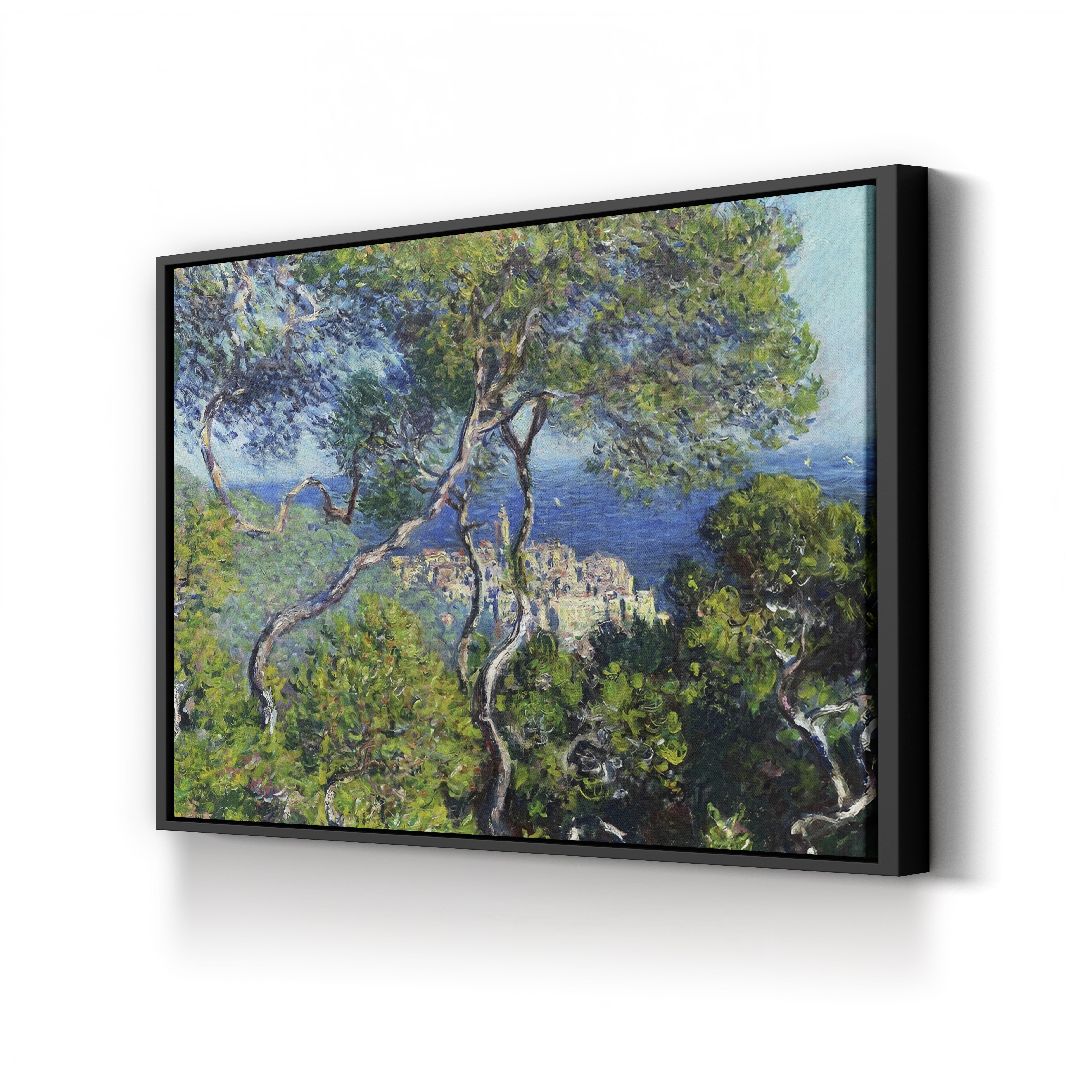 Bordighera – Claude Monet Wall Art | Impressionist Italian Riviera Canvas Print