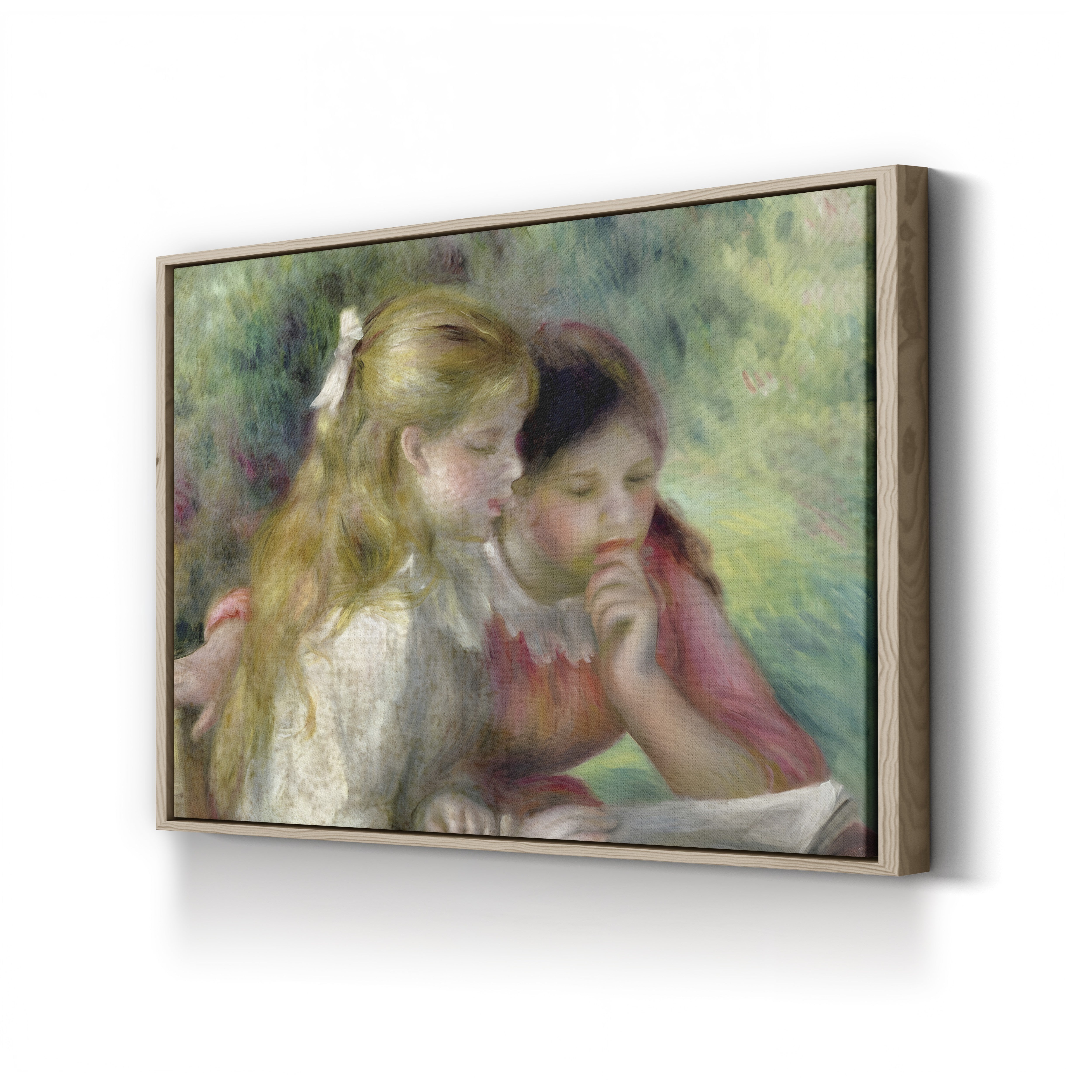 The Reading, c. 1890–95 – Pierre-Auguste Renoir Wall Art | Impressionist Domestic Canvas Print