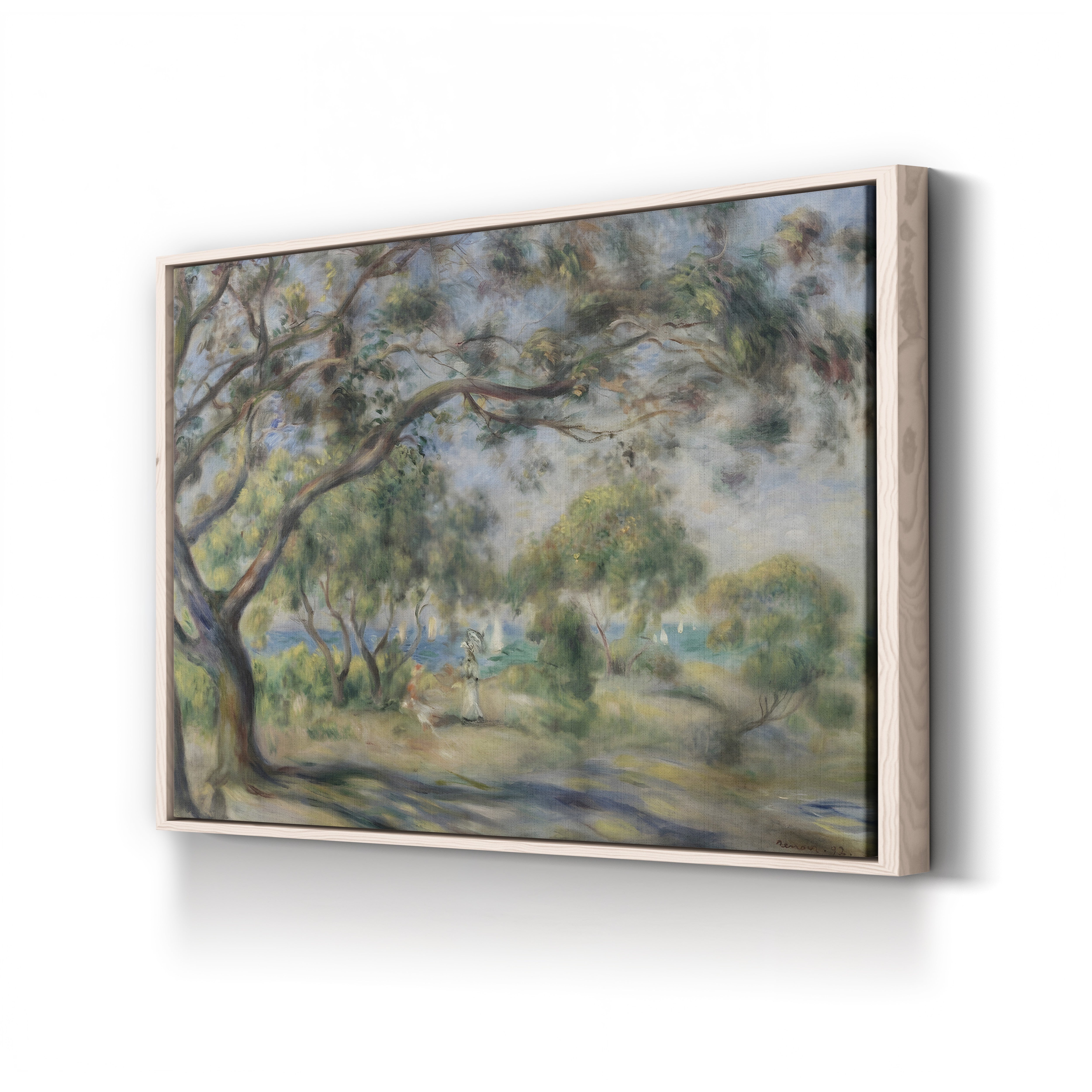 Bois de la Chaise, Noirmoutier, 1892 – Pierre-Auguste Renoir Wall Art | Impressionist Woodland Canvas Print