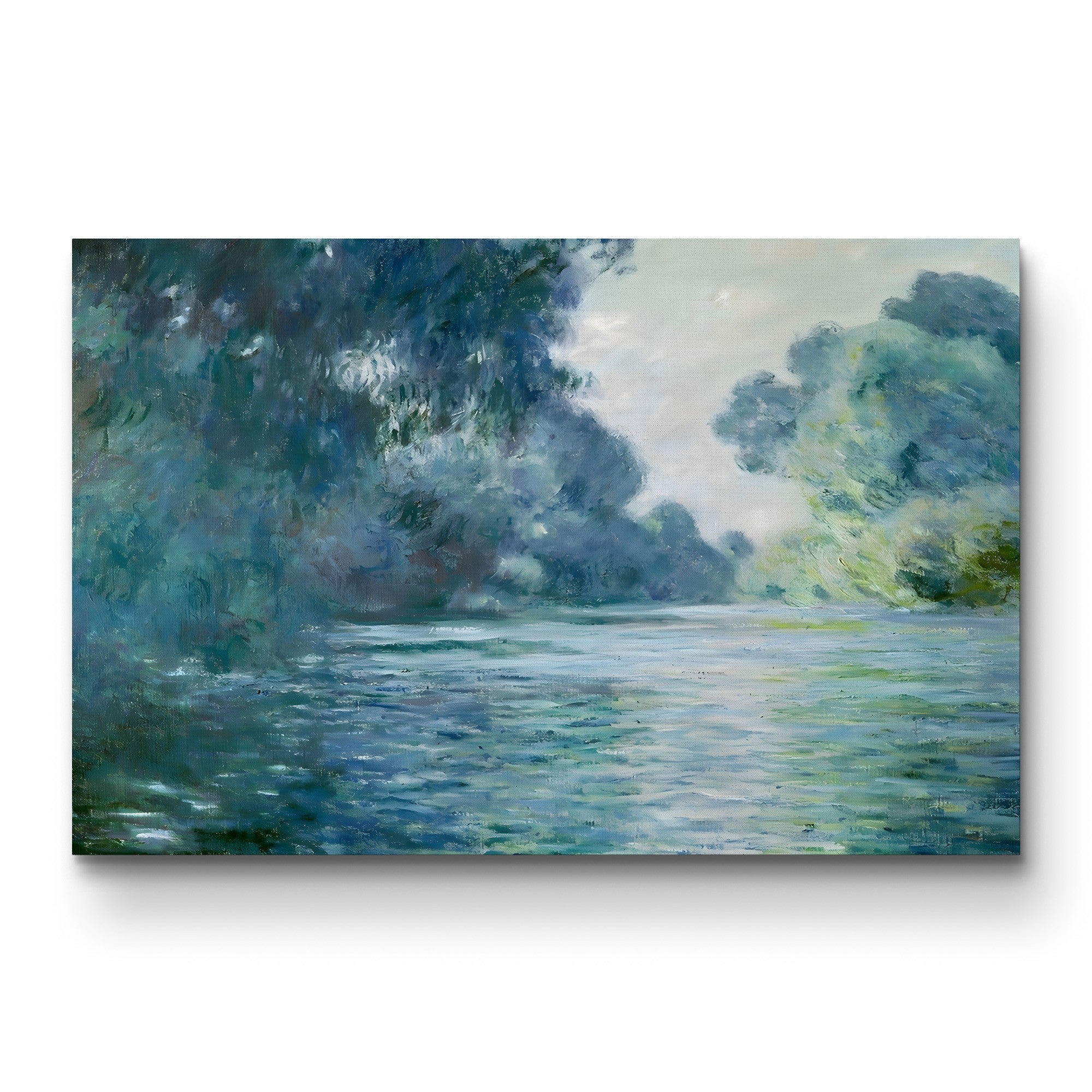 Branch of the Seine near Giverny, 1897 – Claude Monet Wall Art | Late Impressionist Mornings on the Seine Canvas Print