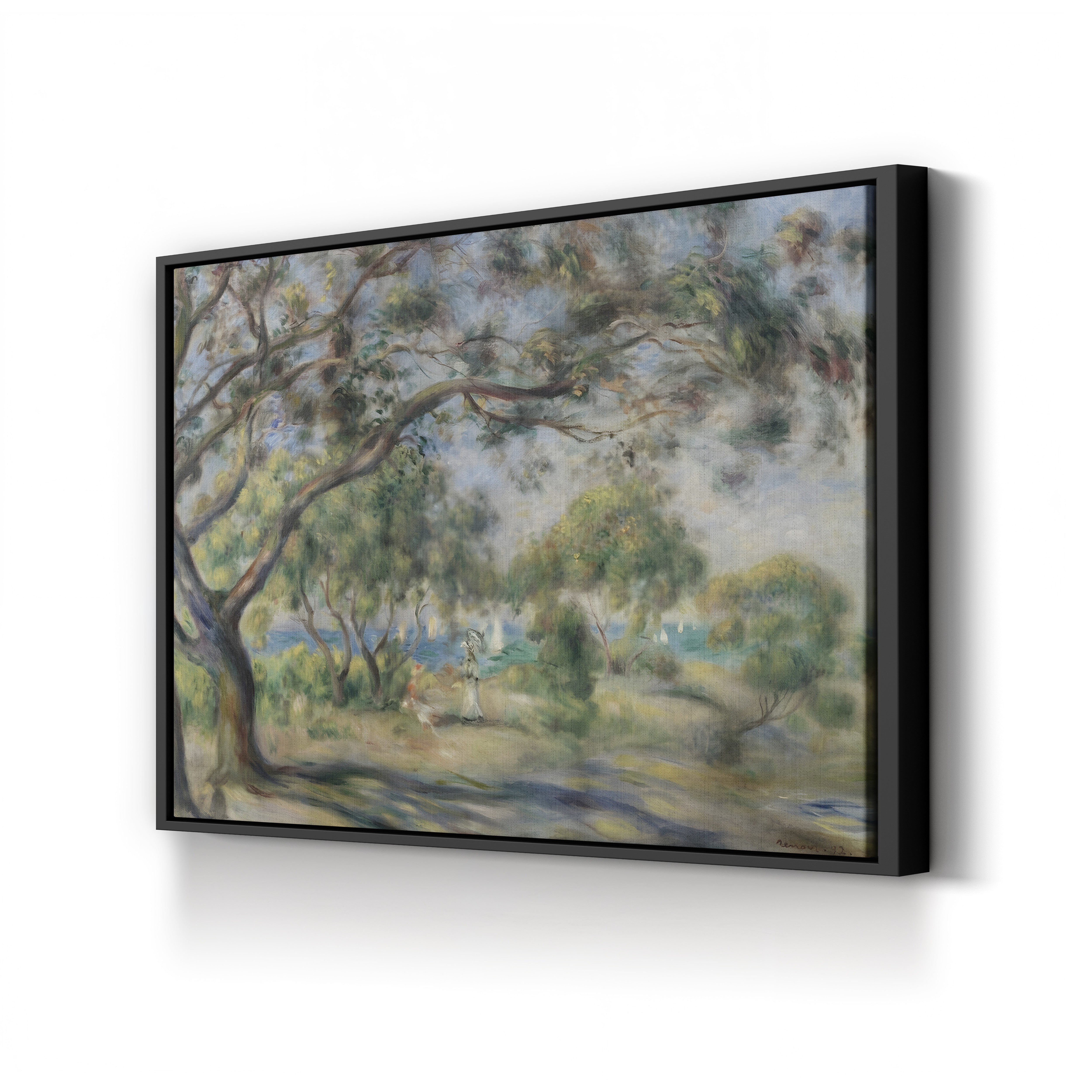 Bois de la Chaise, Noirmoutier, 1892 – Pierre-Auguste Renoir Wall Art | Impressionist Woodland Canvas Print