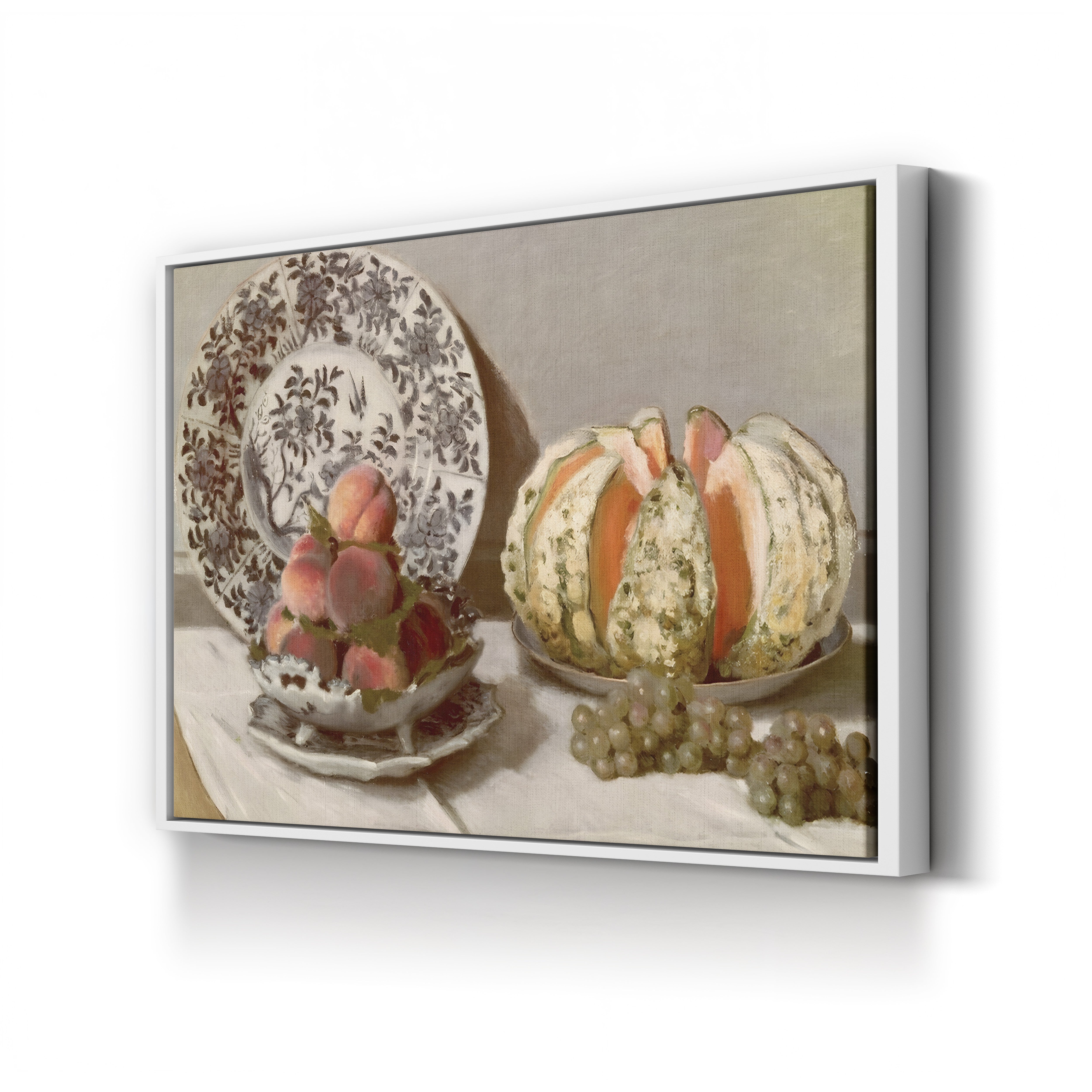Still Life with a Melon (Nature morte au melon), 1872 by Claude Monet