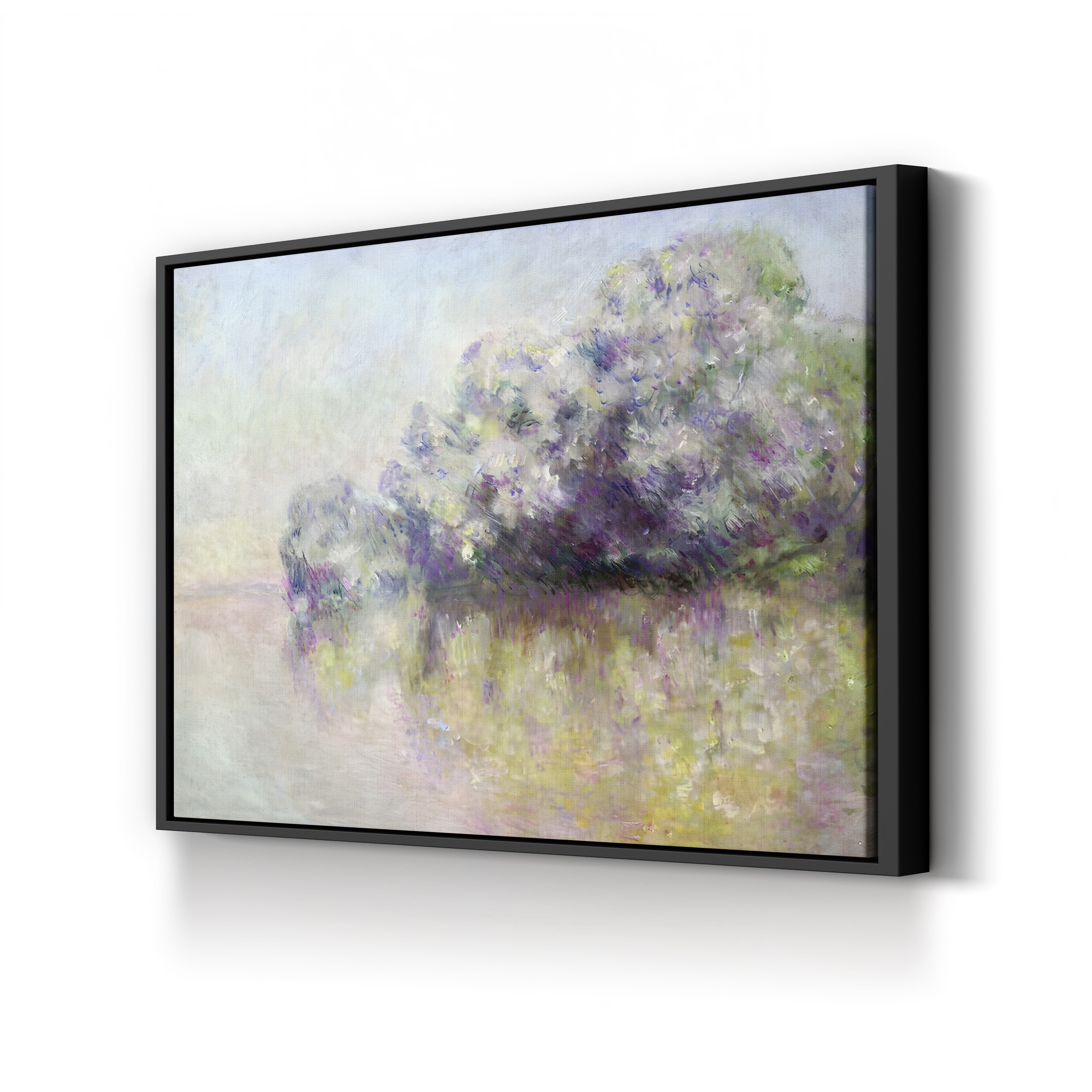Île aux Orties near Vernon – Claude Monet Wall Art | Impressionist River Landscape Canvas Print