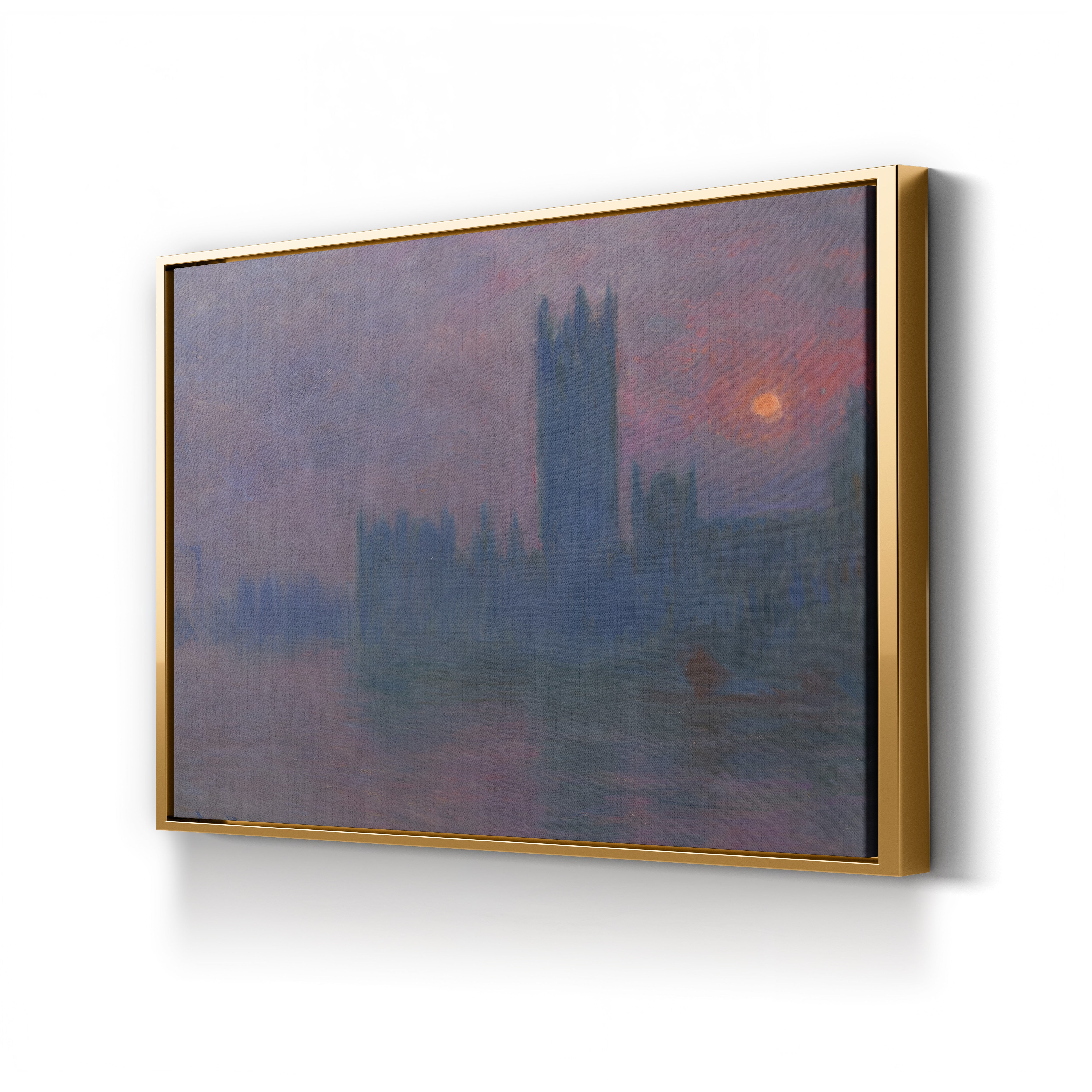 Houses of Parliament, Setting Sun (Le Parlement, soleil couchant), 1900-03 by Claude Monet