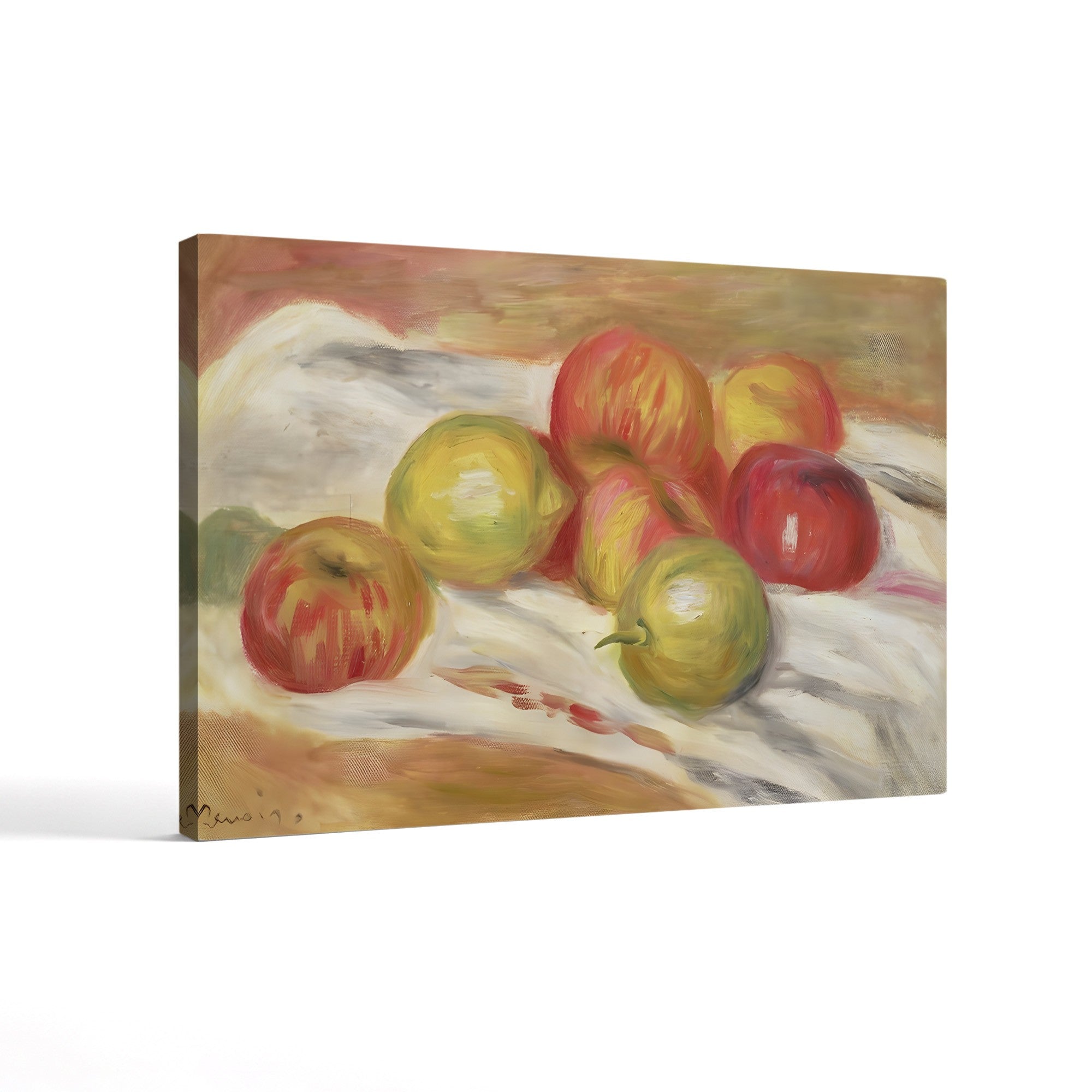 Seven Apples, 1910 – Renoir Wall Art | Impressionist Still Life Canvas Print