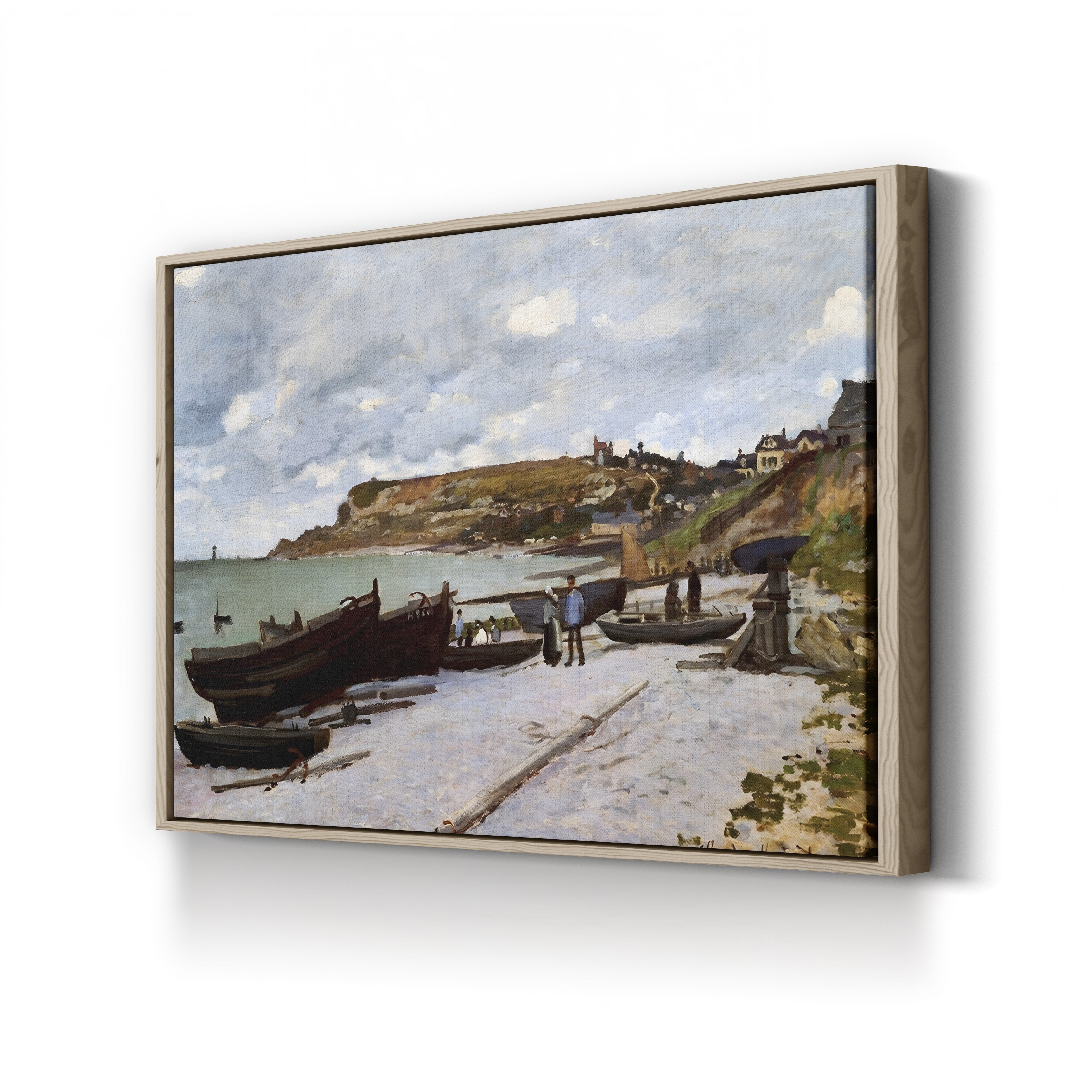 Sainte-Adresse (Bateaux de pêche sur le rivage), 1867 by Claude Monet