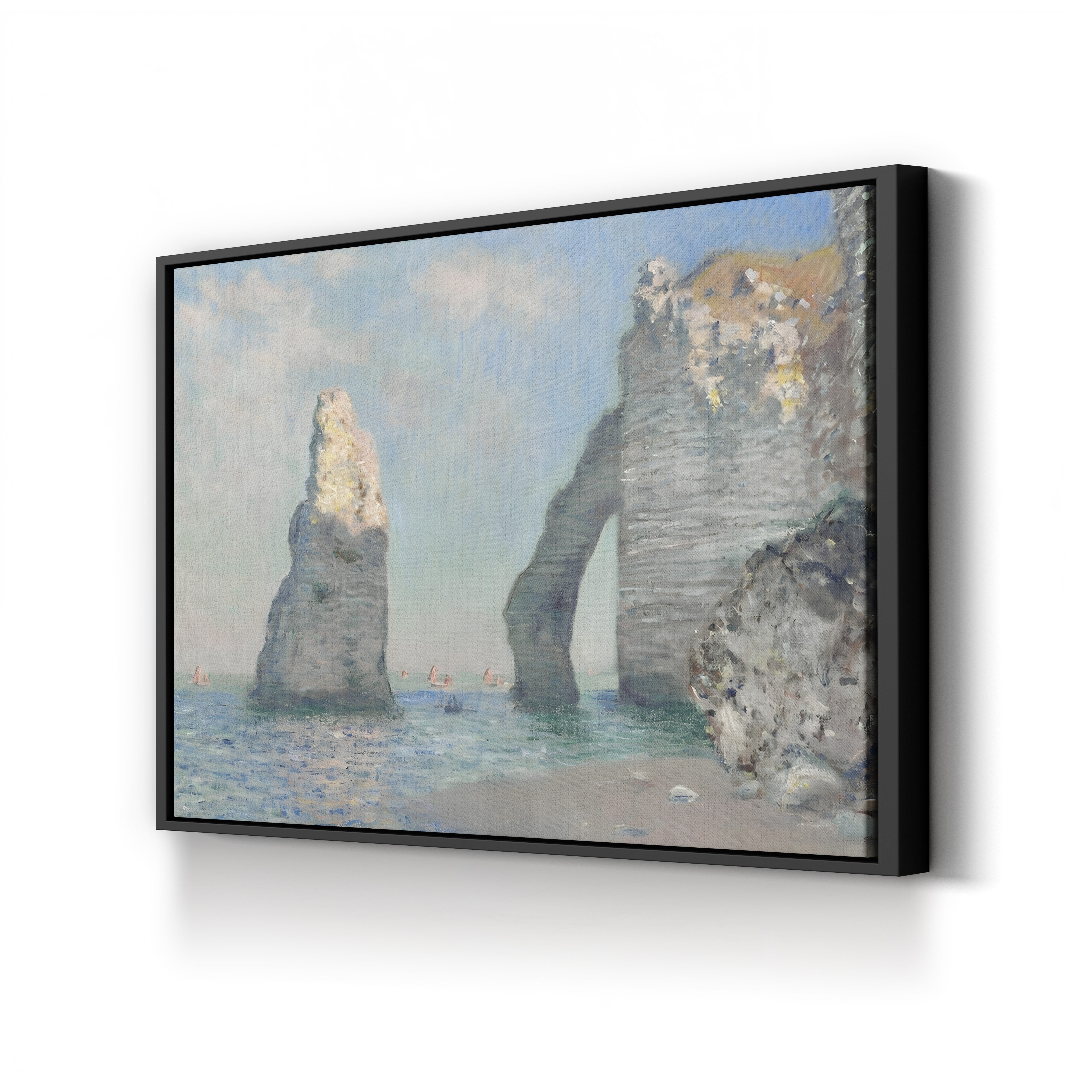 The Cliffs at Etretat (Falaises à Étretat), 1885 by Claude Monet