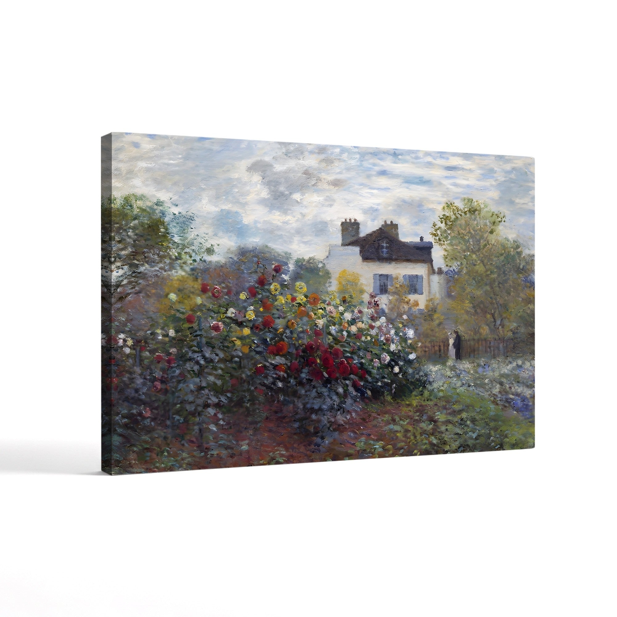 The Artist’s Garden in Argenteuil (Le Jardin de l’artiste à Argenteuil, un coin de jardin avec dahlias), 1873 by Claude Monet