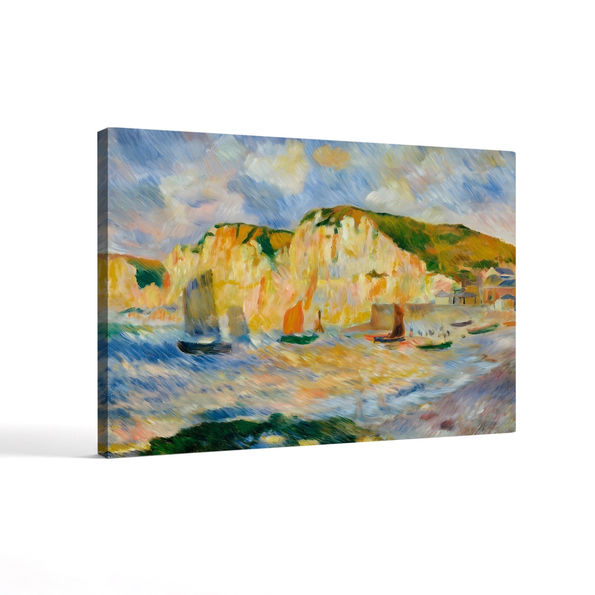 Sea and Cliffs – Renoir Wall Art | Impressionist Seascape Canvas Print