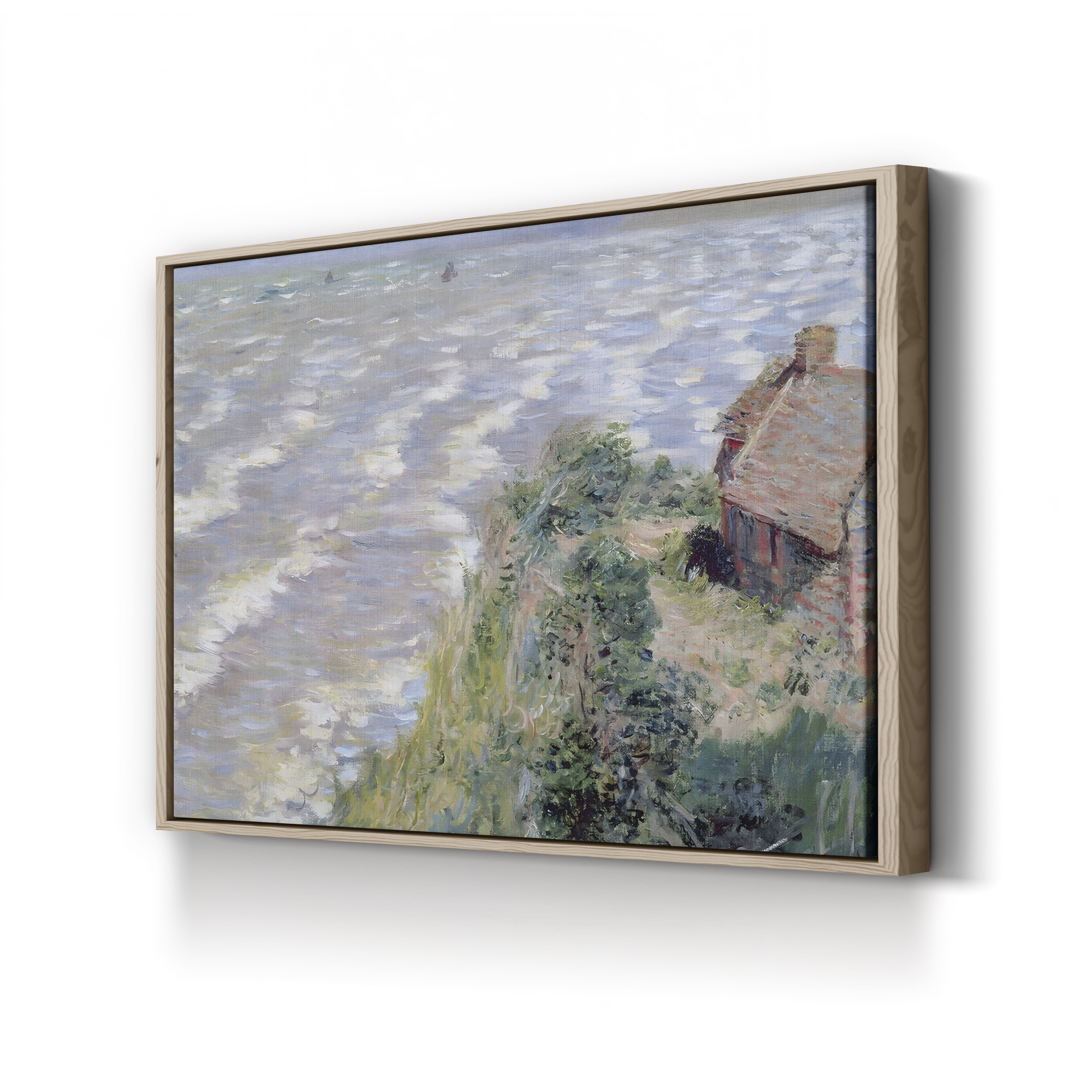 Rising Tide at Pourville (Marée montante à Pourville), 1882 by Claude Monet
