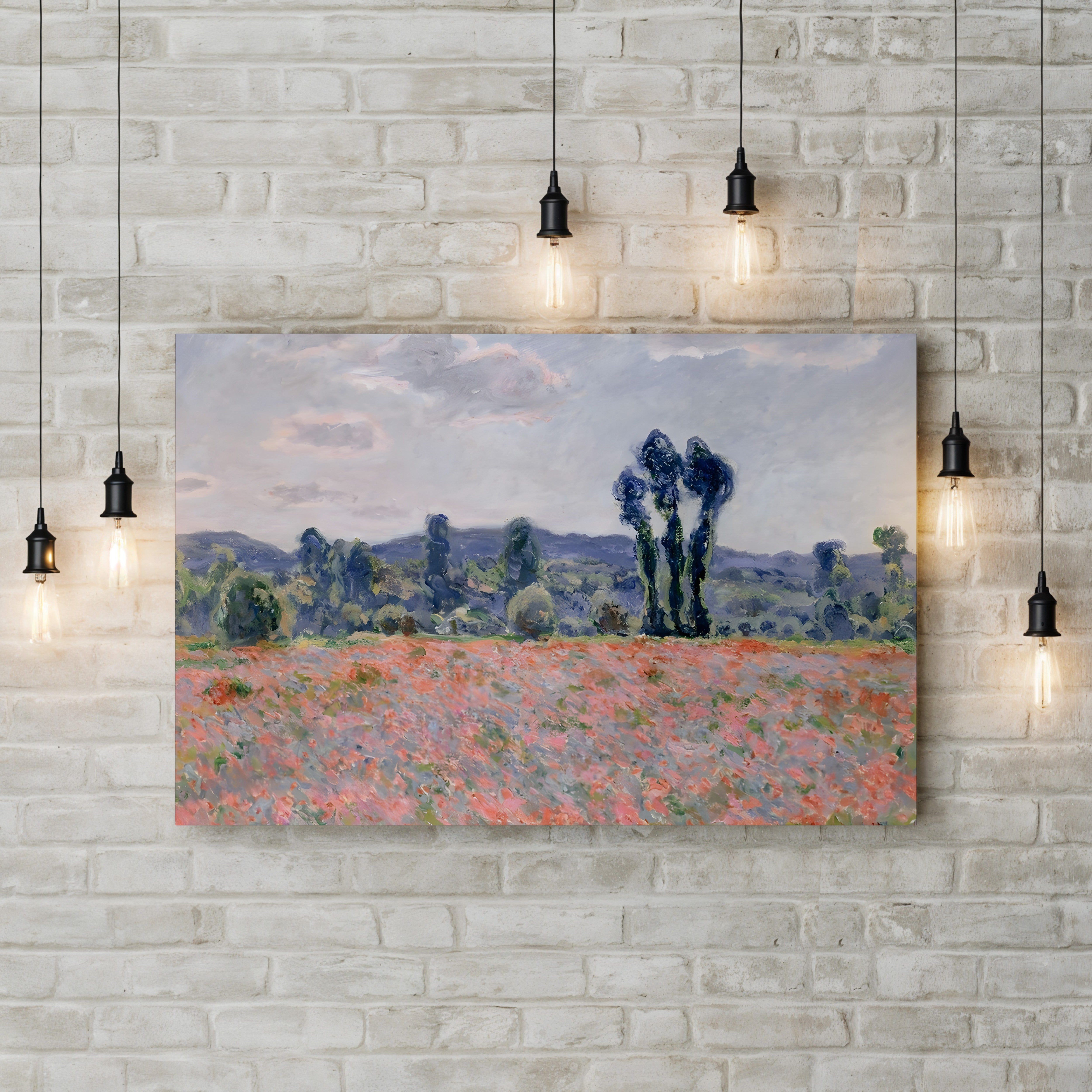 Poppy Field (Champ de coquelicots) by Claude Monet