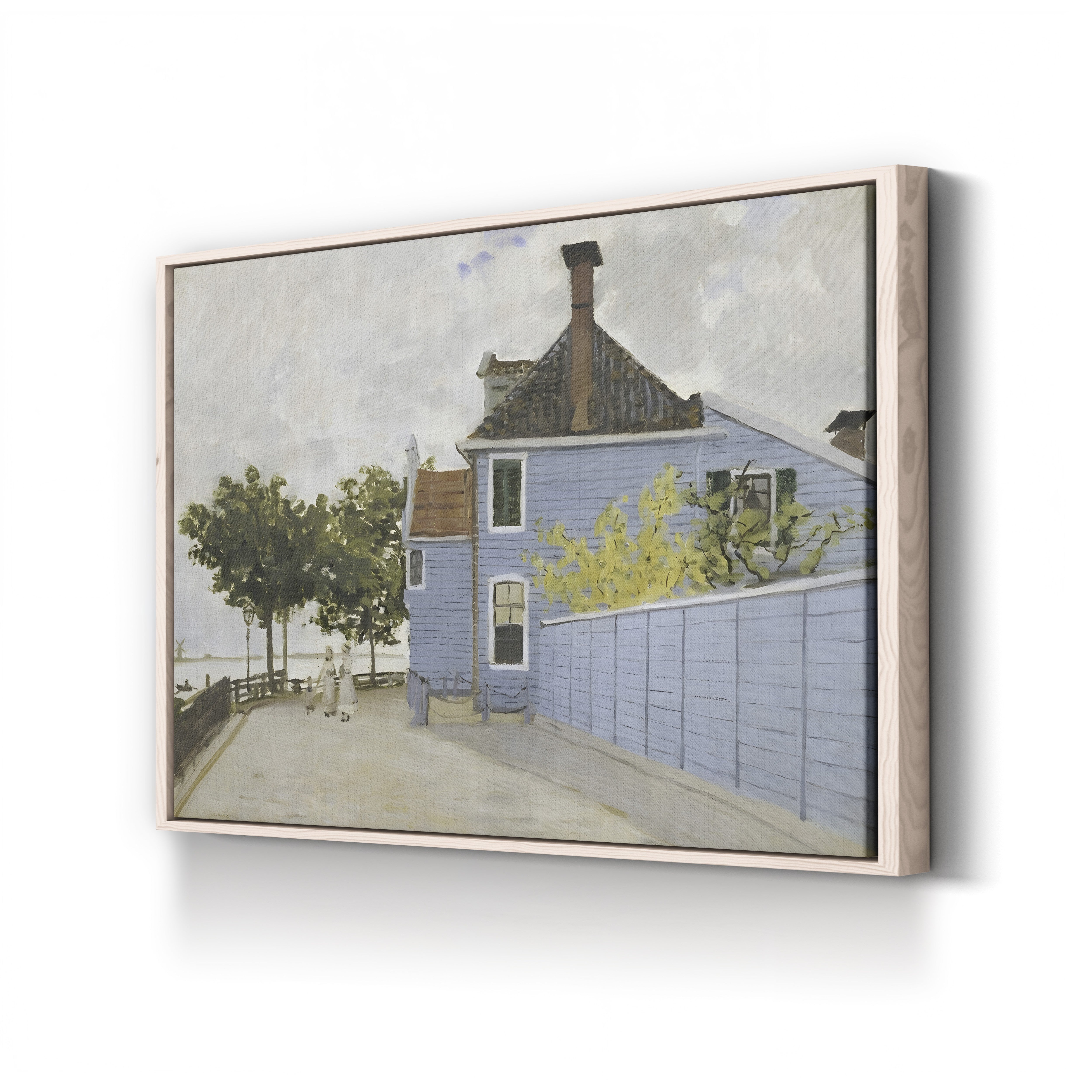 The Blue House at Zaandam (La Maison bleue à Zaandam), 1871 by Claude Monet