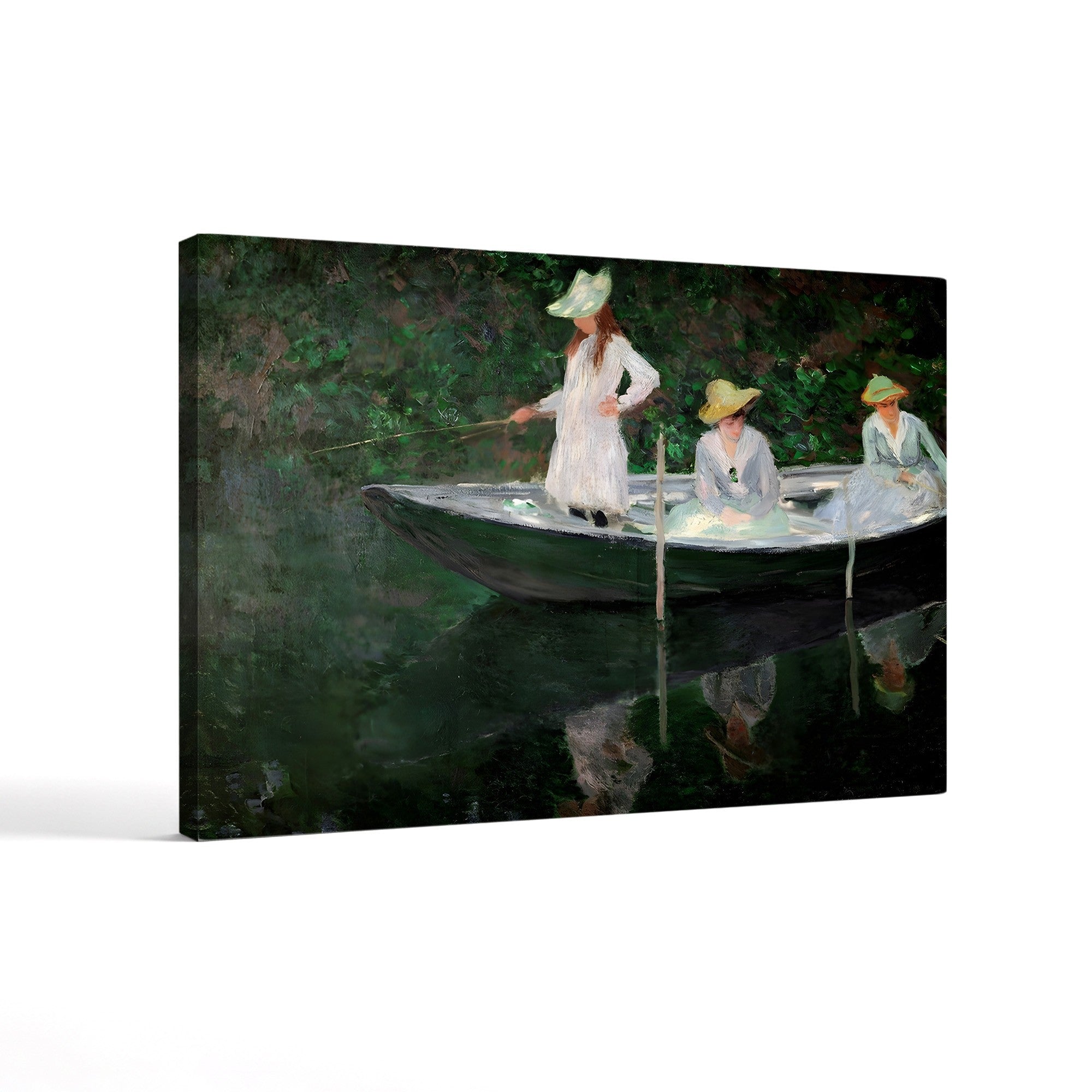 The Boat at Giverny (En norvégienne), c. 1887 by Claude Monet