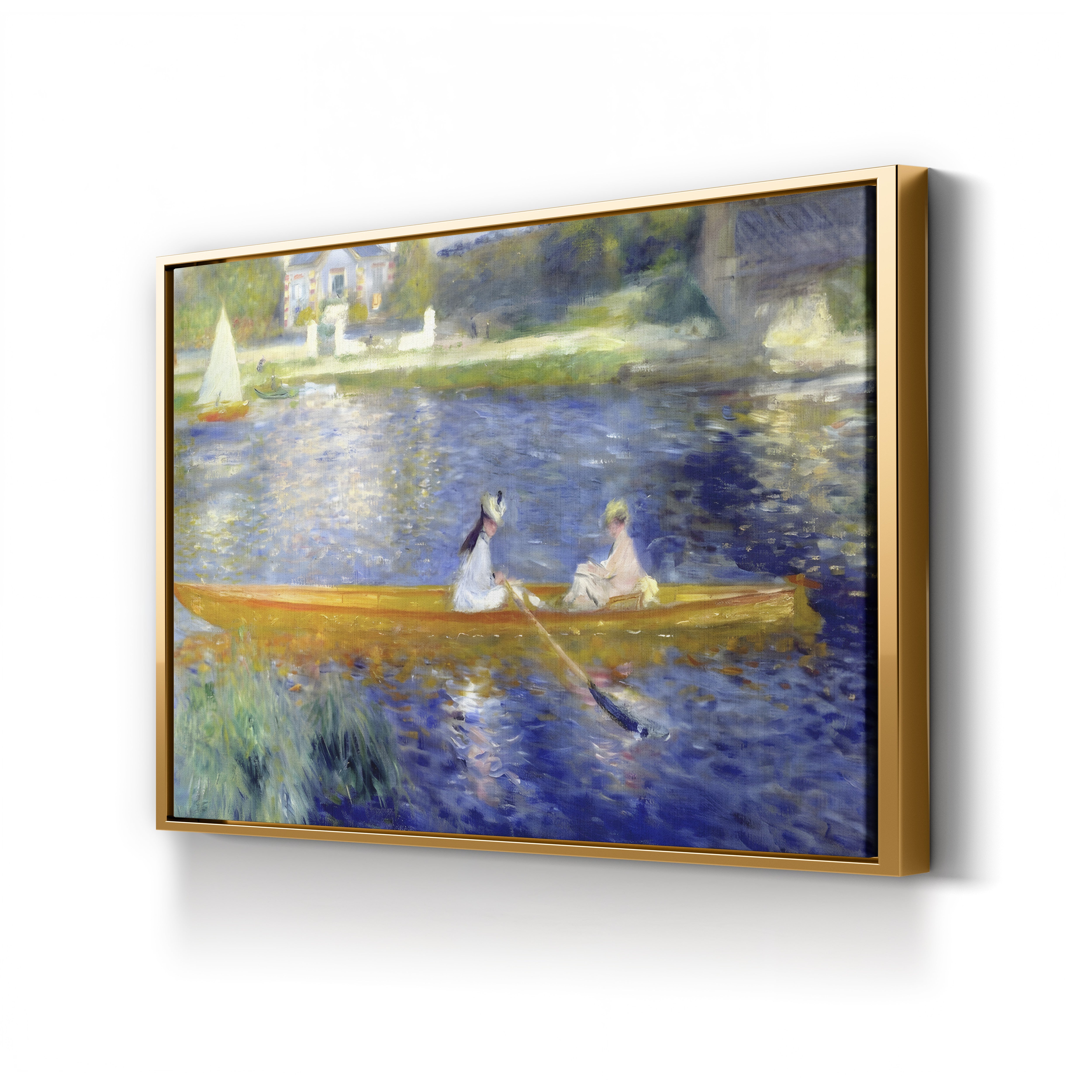 The Skiff (La Yole) – Pierre-Auguste Renoir Wall Art | Impressionist Boating Canvas Print