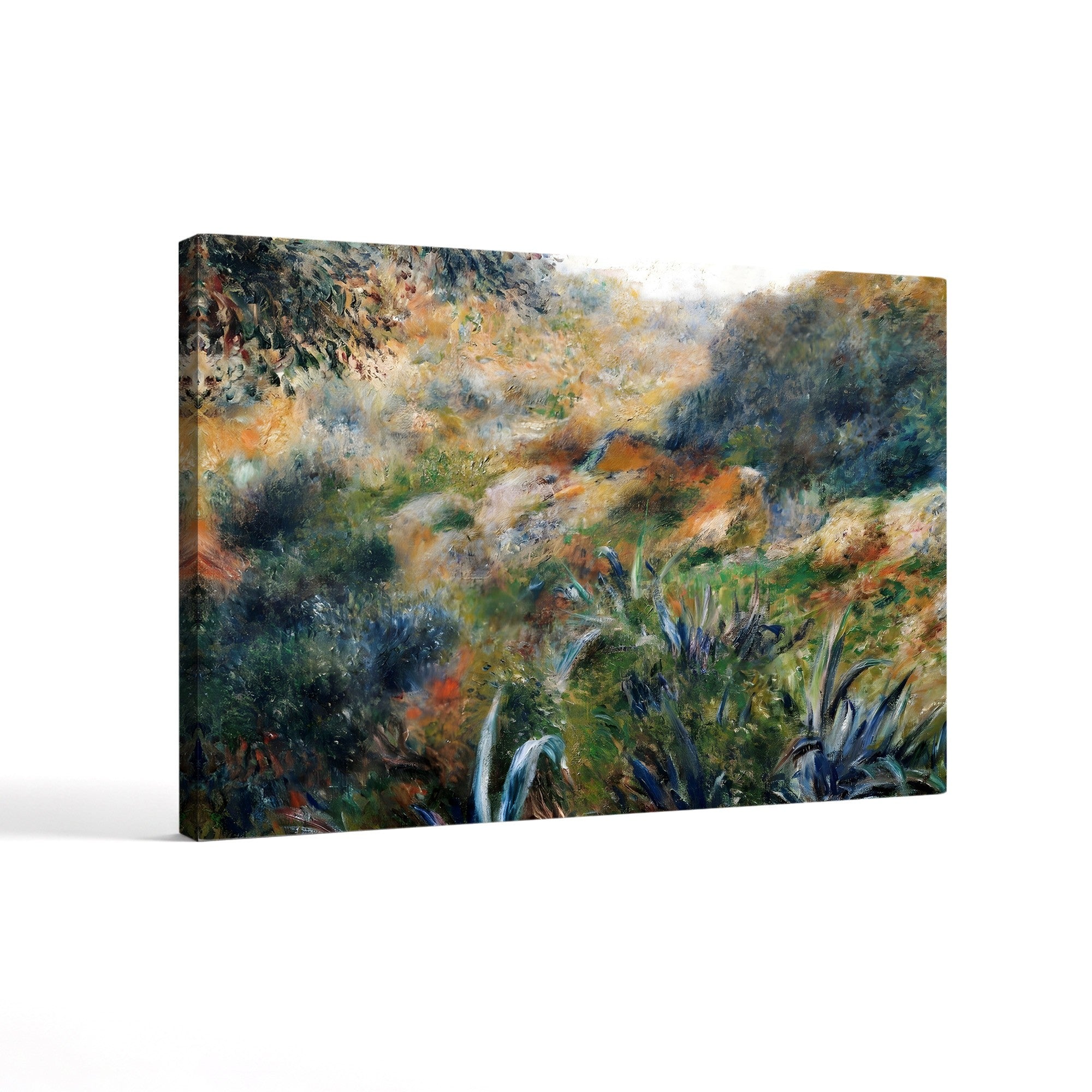 Algerian Landscape: Ravine de la Femme Sauvage, 1881 – Pierre-Auguste Renoir Wall Art | Impressionist Landscape Canvas Print