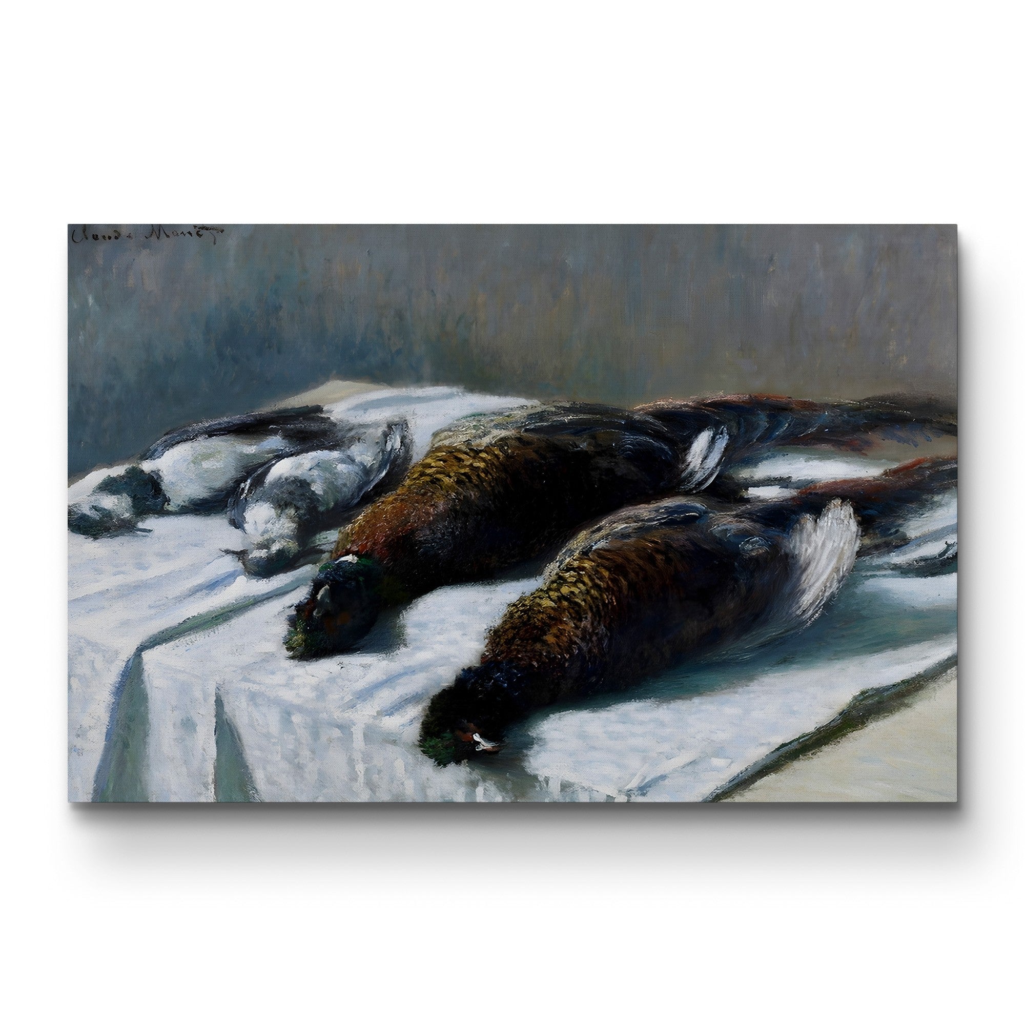 Still Life with Pheasants and Plovers (Nature morte, faisans et pluviers), 1879 by Claude Monet