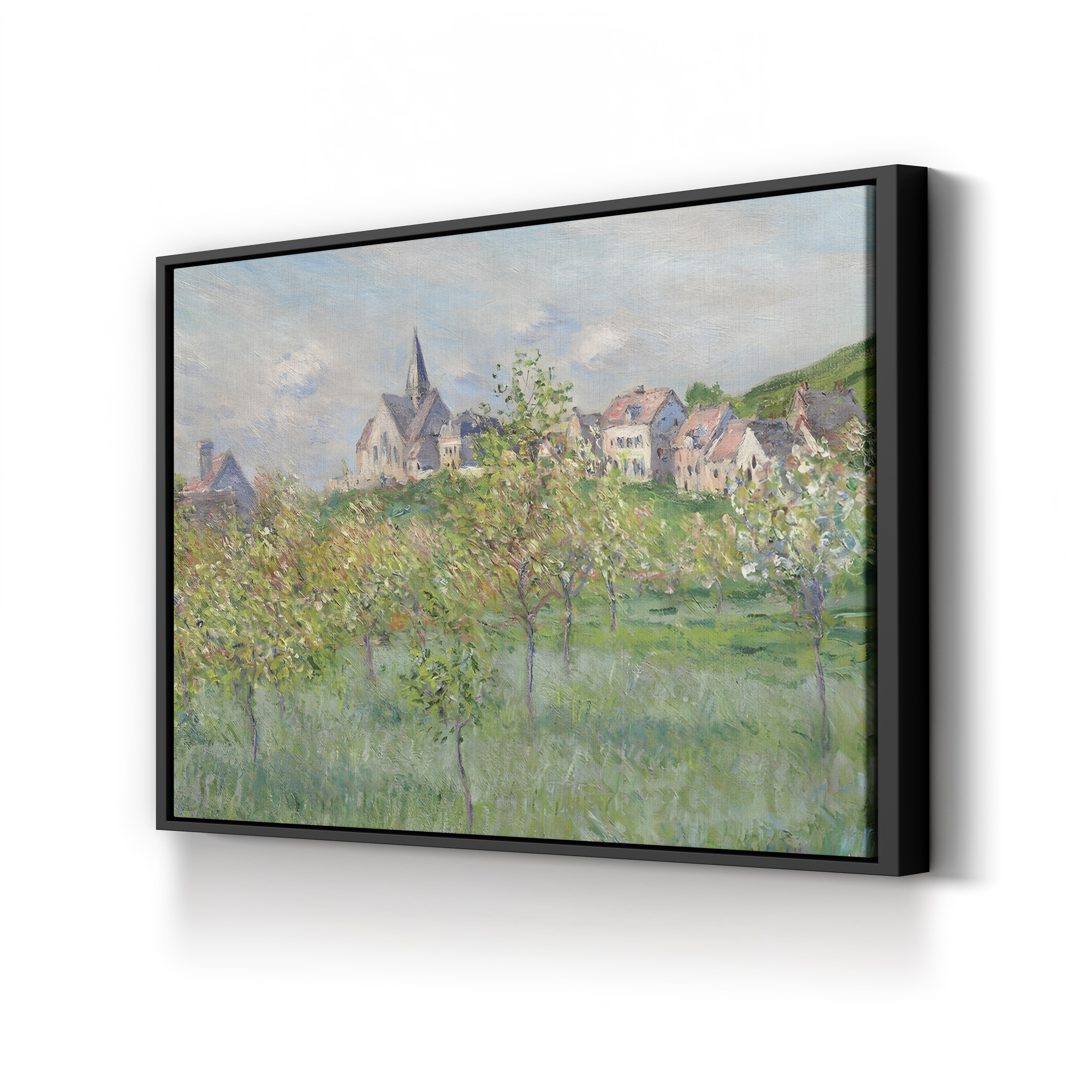 Spring in Giverny, Afternoon Effect (Printemps à Giverny, effet d’après-midi), 1885 by Claude Monet
