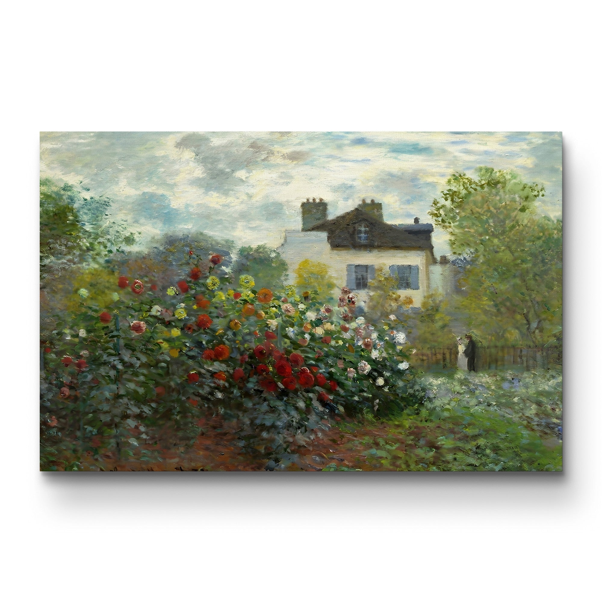The Artist’s Garden in Argenteuil (A Corner of the Garden with Dahlias), 1873 by Claude Monet