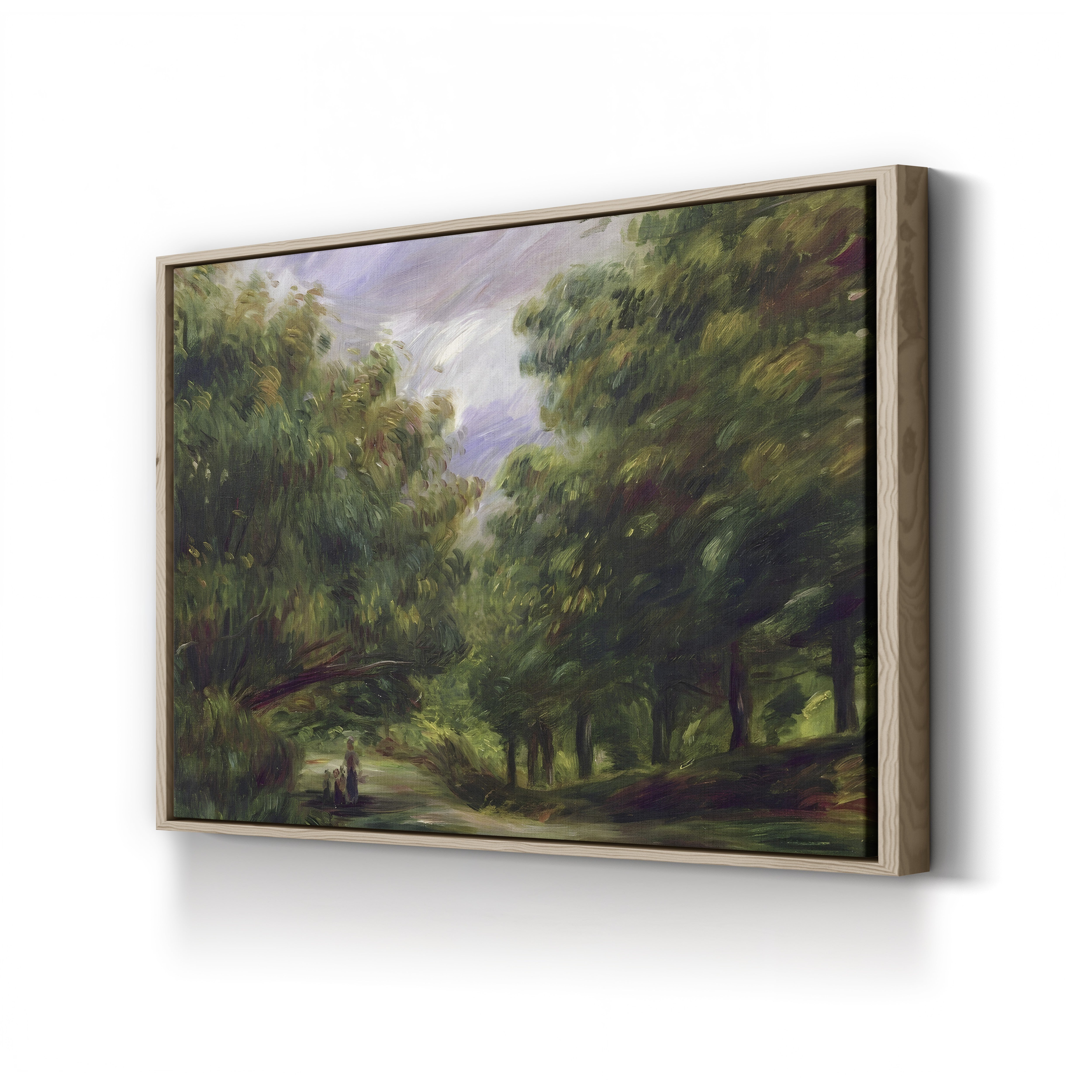 The Road near Cagnes, 1905 – Pierre-Auguste Renoir Wall Art | Impressionist Landscape Canvas Print