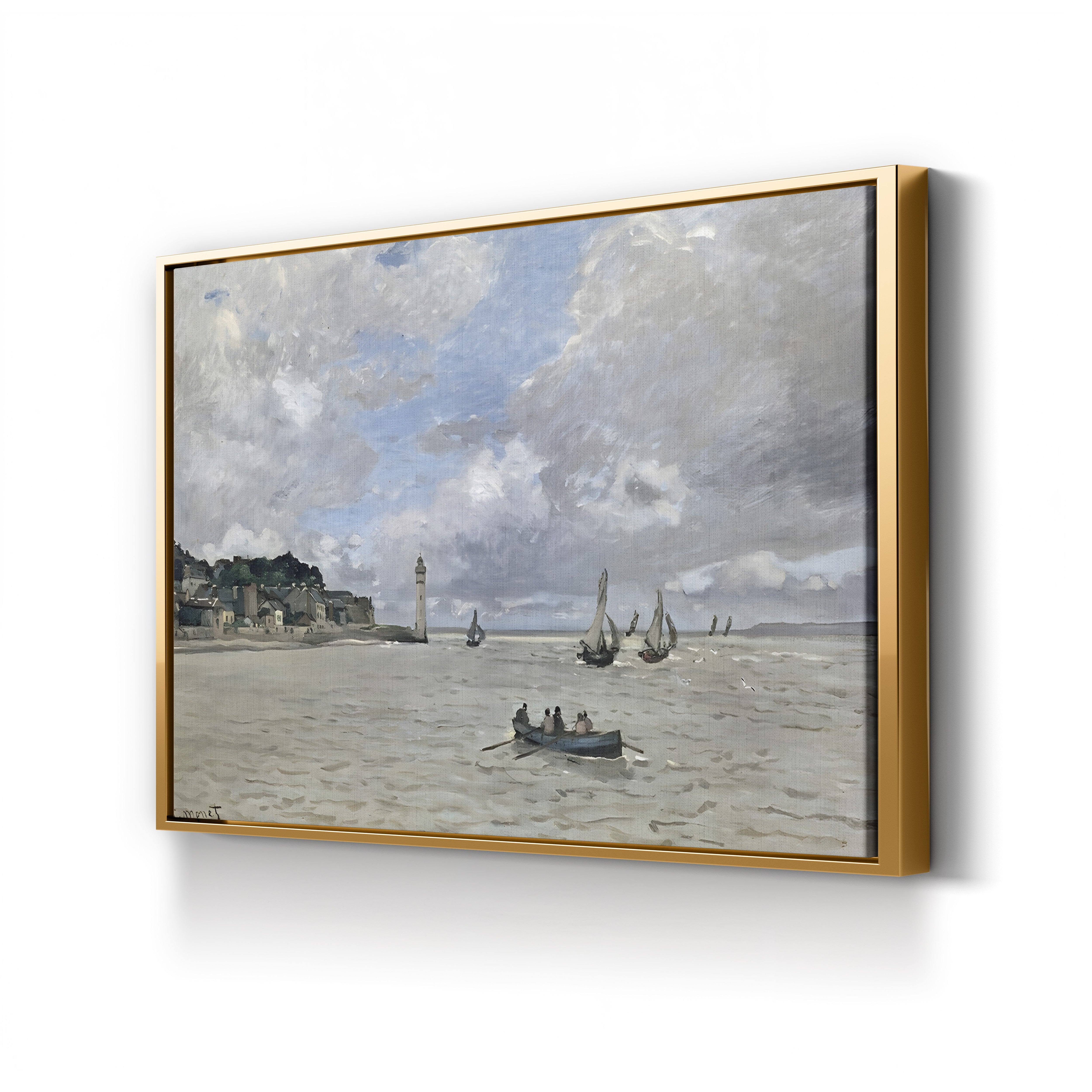 The Lighthouse of the Hospice, Honfleur (Le Phare de l’Hospice), 1864 by Claude Monet