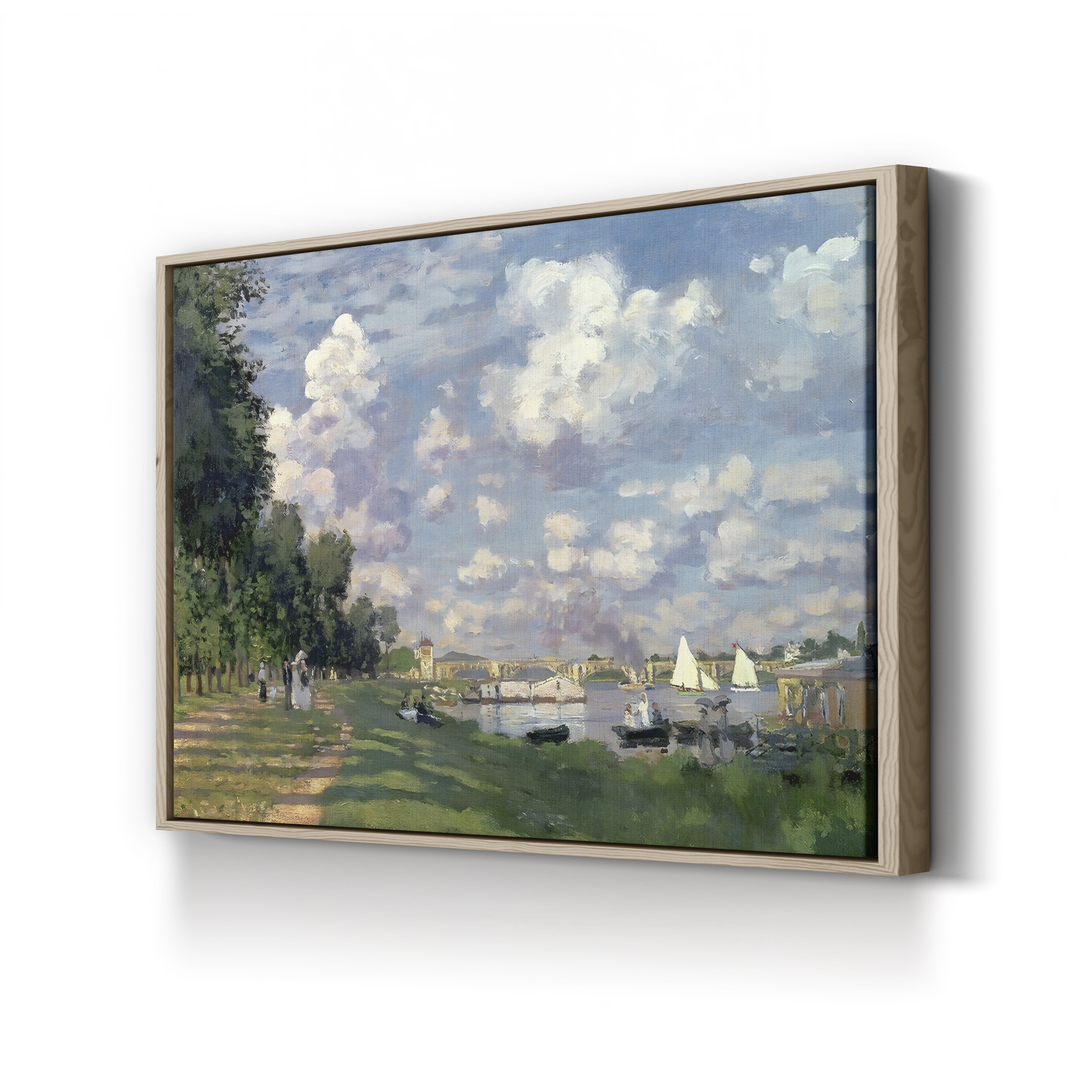 The Marina at Argenteuil, 1872 by Claude Monet