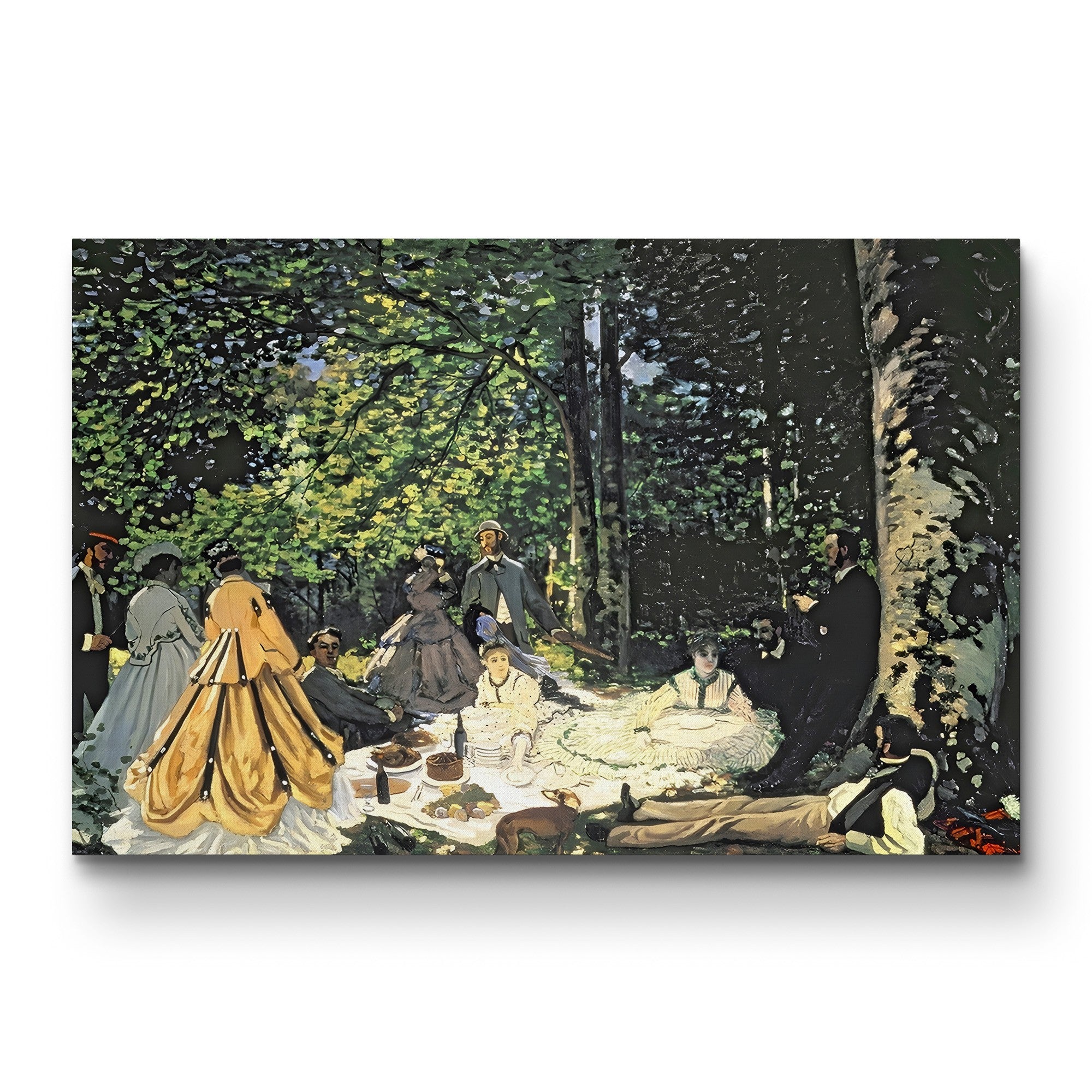 Luncheon on the Grass (Le Déjeuner sur l’herbe), 1865-66 by Claude Monet