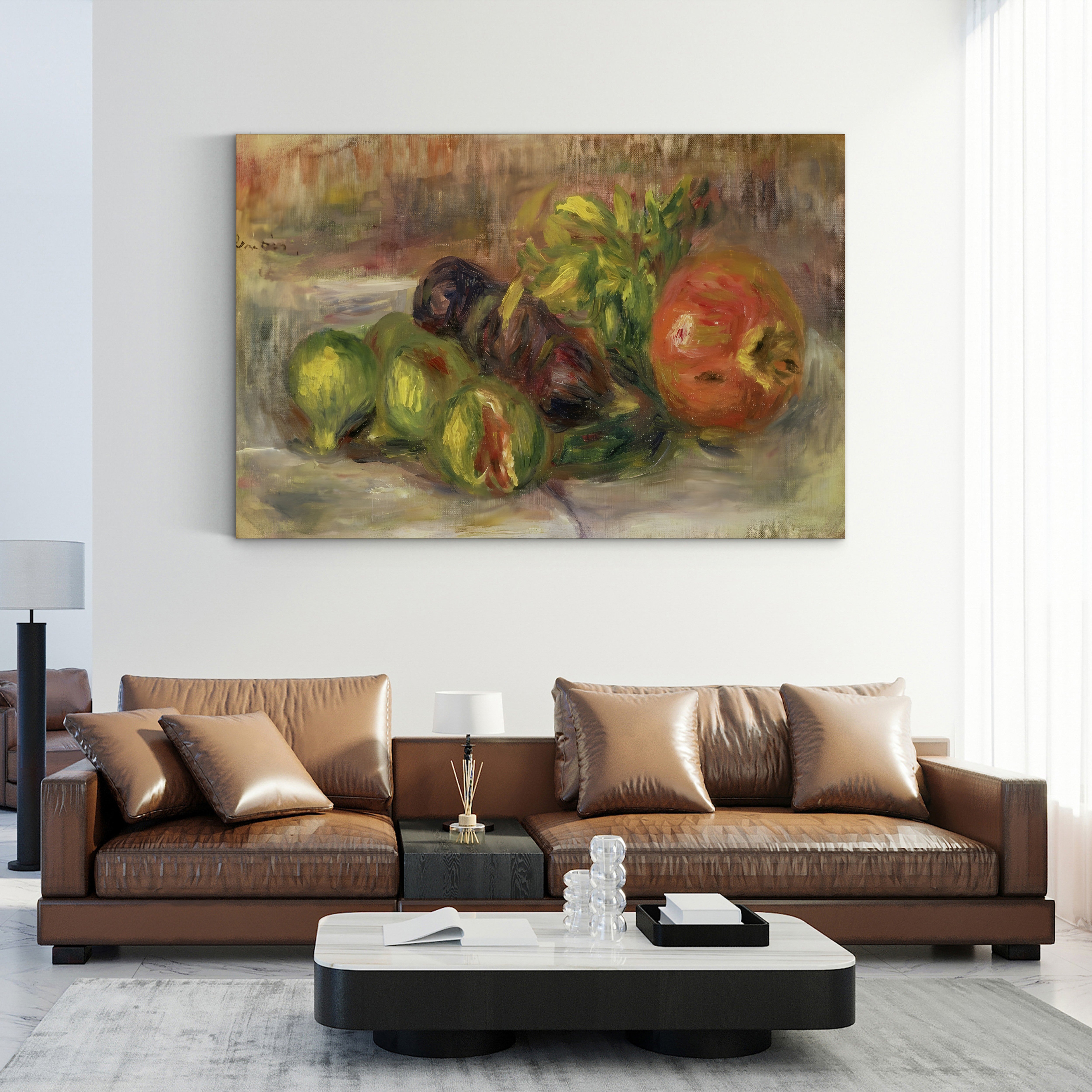 Pomegranates and Figs, 1917 – Renoir Wall Art | Impressionist Canvas