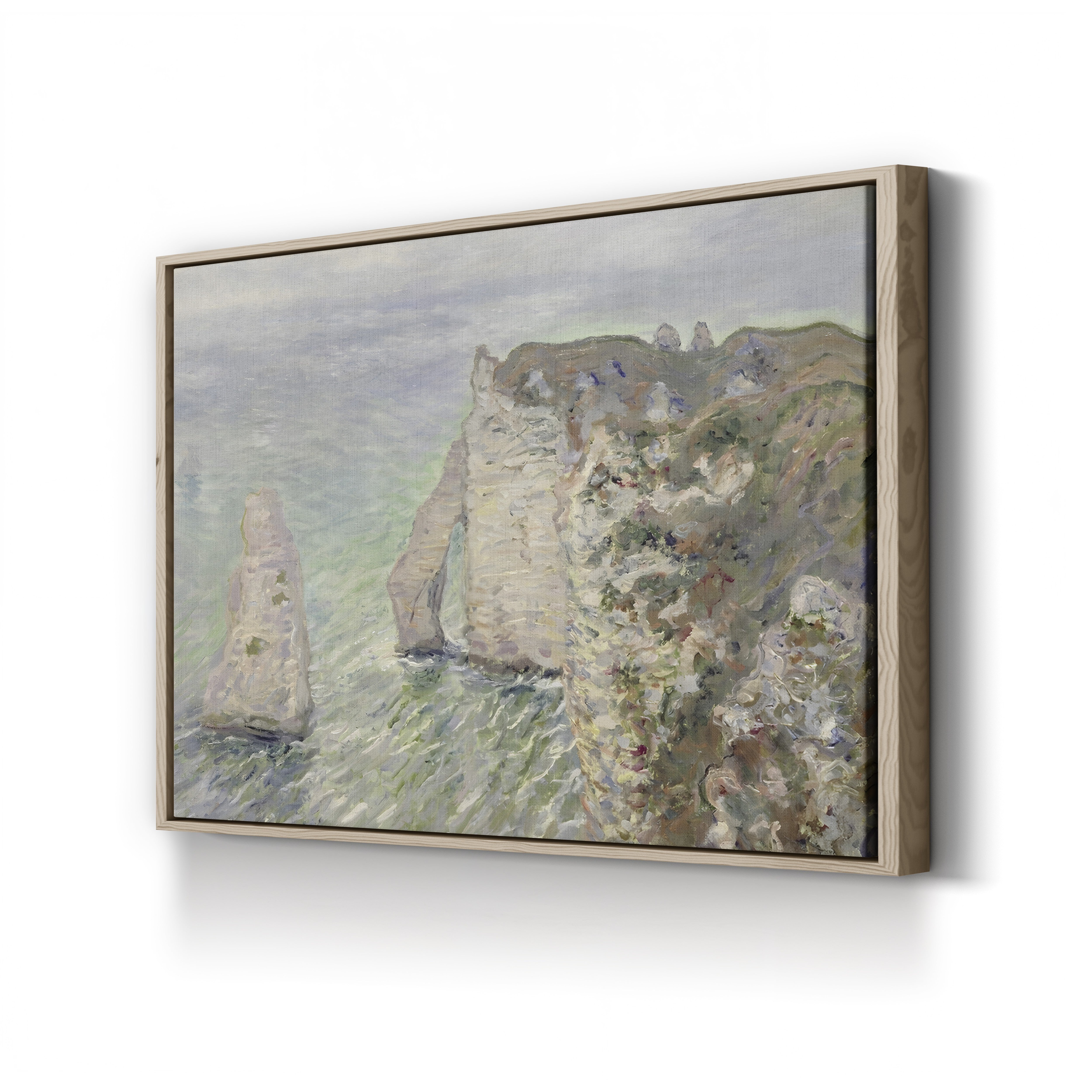 L’Aiguille and the Porte d’Aval, Étretat (Étretat, l’Aiguille et la Porte d’Aval), 1885-86 by Claude Monet