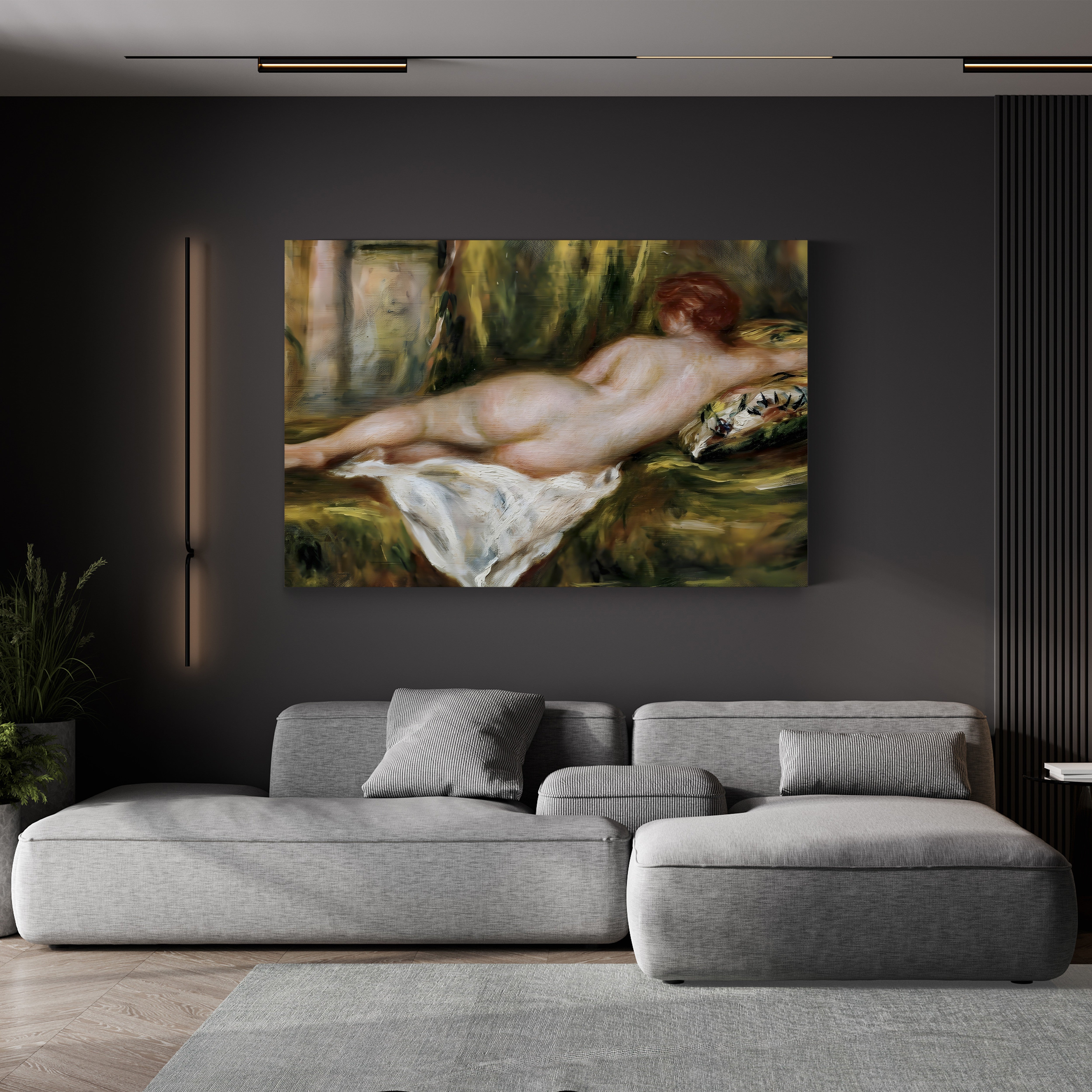 Reclining Nude After the Bath, c.1909 – Renoir Wall Art | Impressionist
