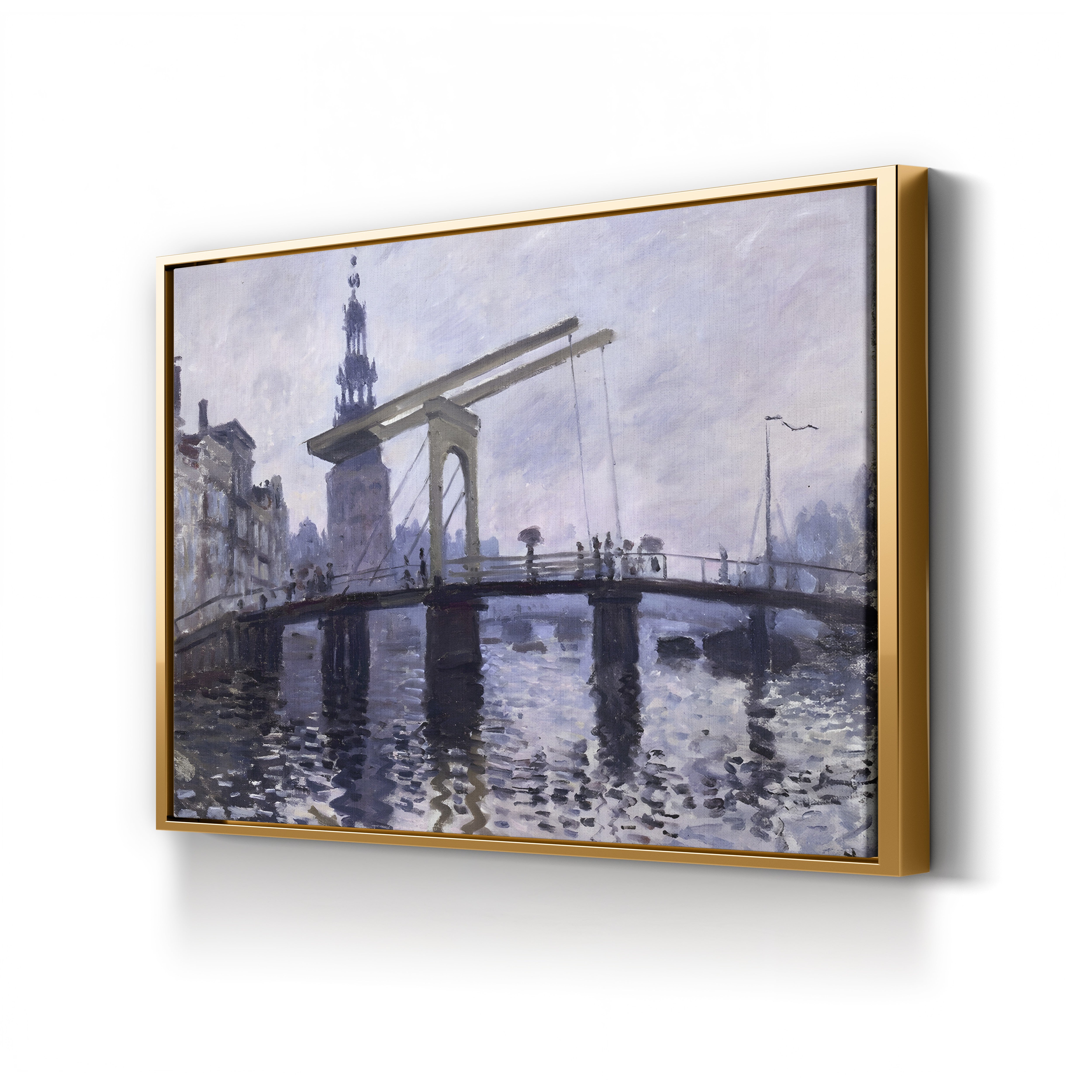 The Bridge, Amsterdam (Le Pont, Amsterdam), 1874 by Claude Monet