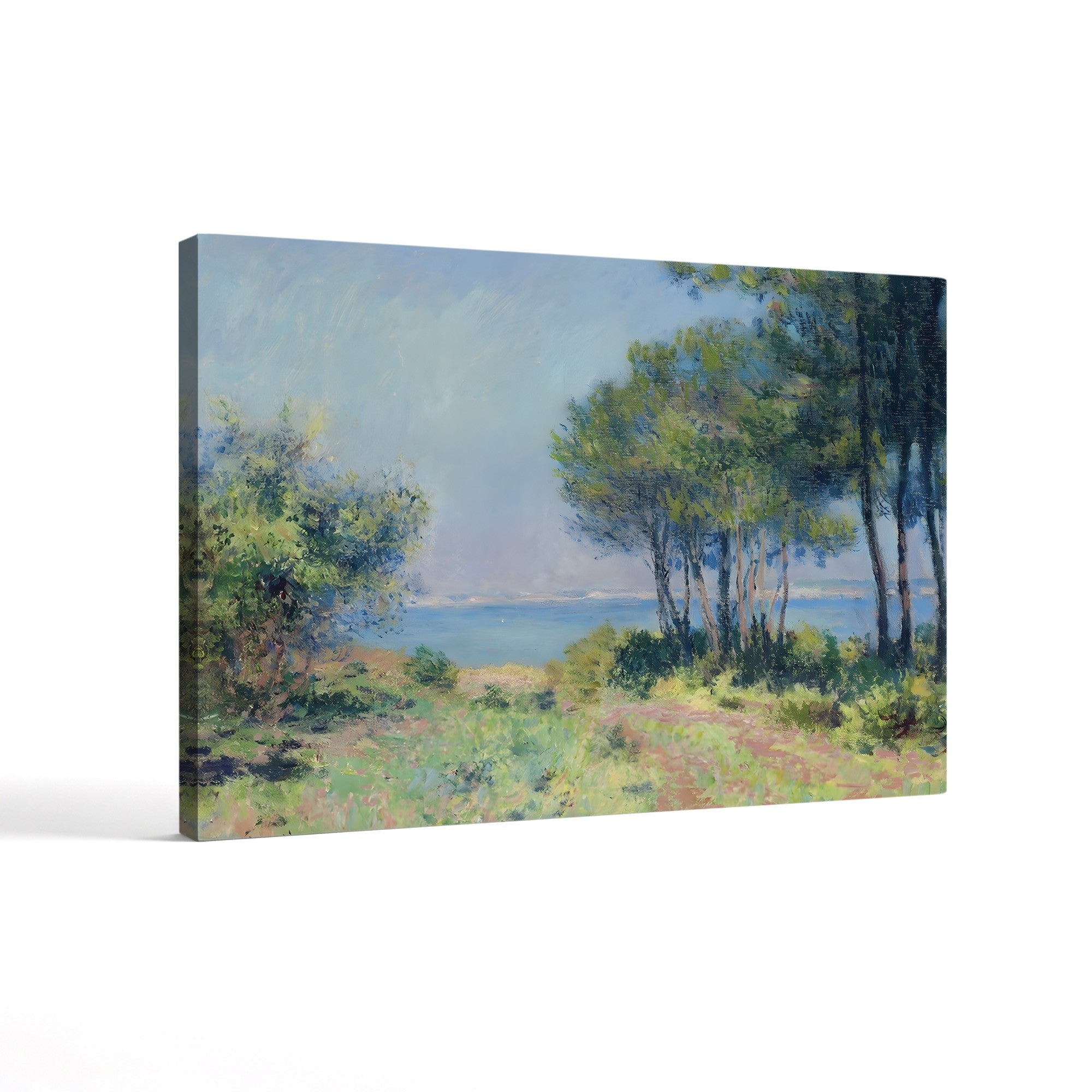 Fir Trees at Varengeville (Les Sapins à Varengeville), 1882 – Claude Monet Wall Art | Impressionist Norman Clifftop Canvas Print