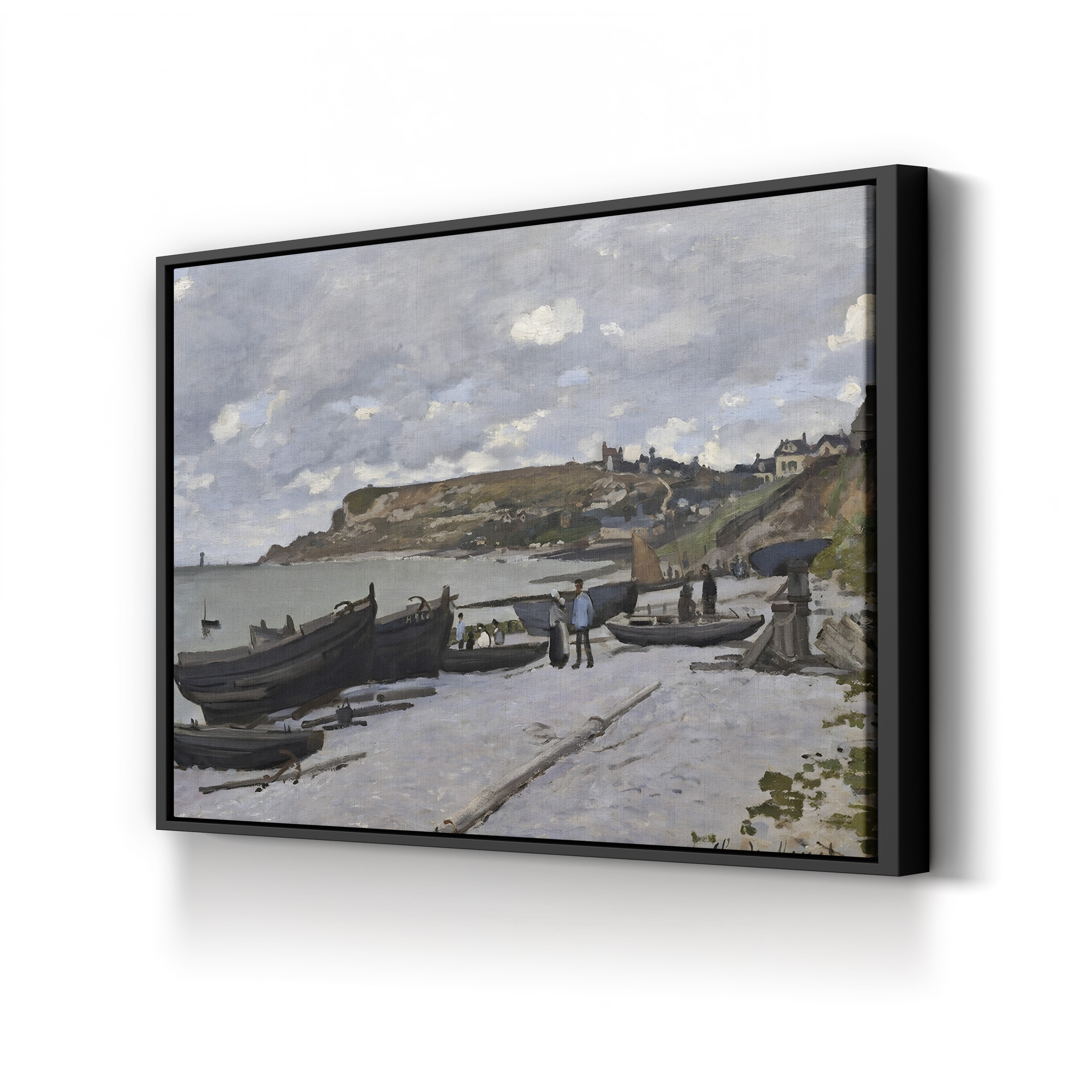 Sainte-Adresse (Bateaux de pêche sur le rivage), 1867 by Claude Monet