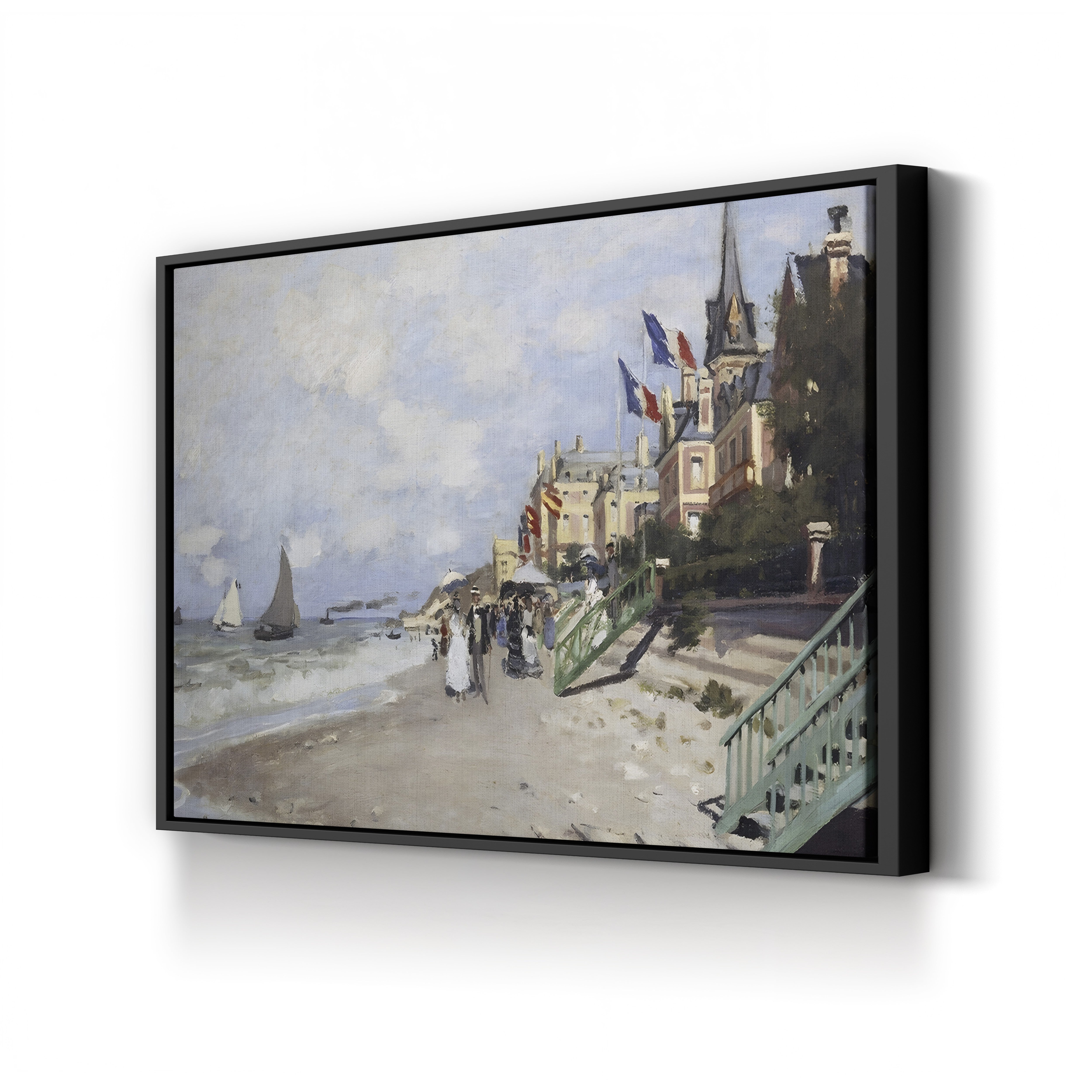 The Beach at Trouville (La Plage à Trouville), 1870 by Claude Monet