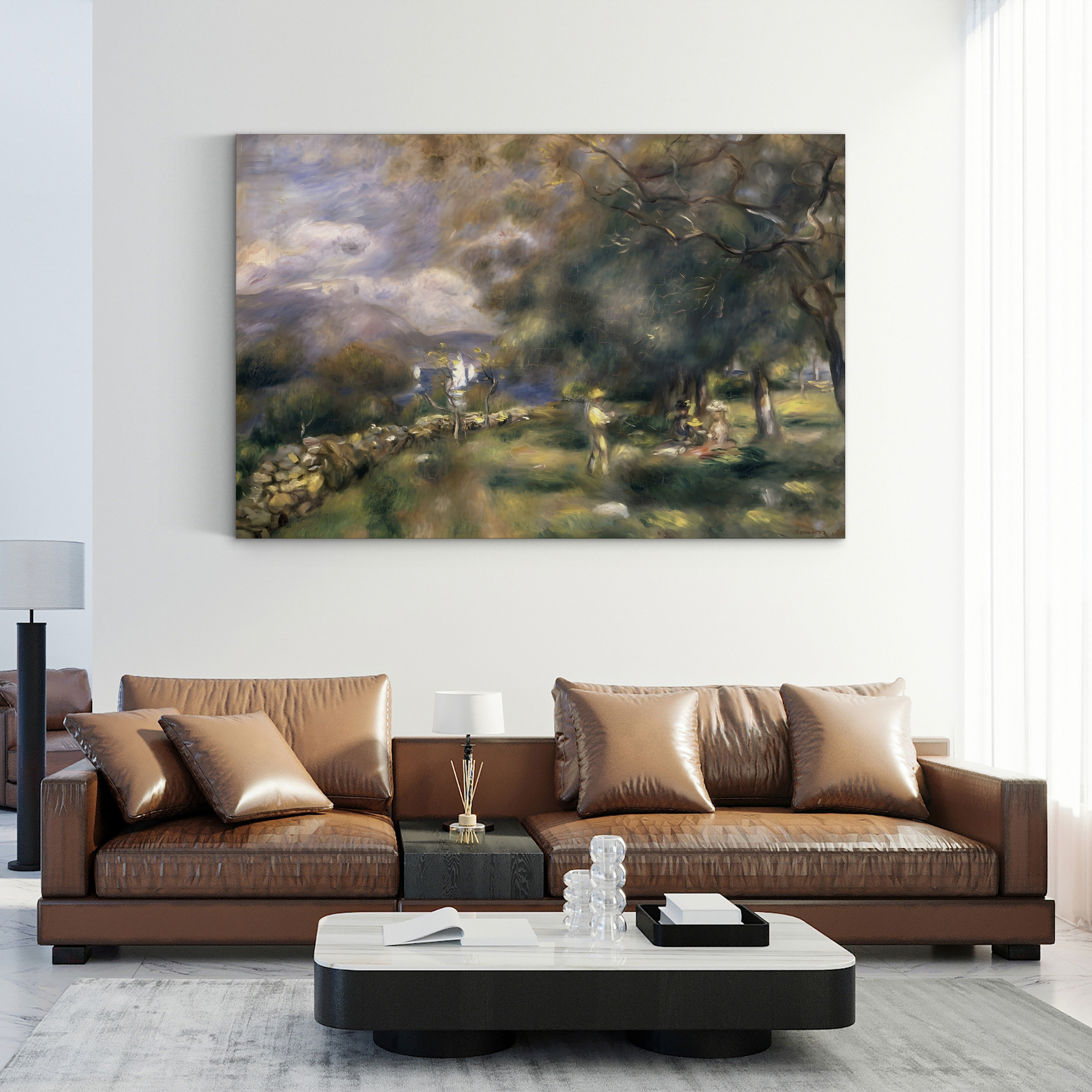 Peninsula of Saint Jean, 1888 – Renoir Wall Art | Impressionist Canvas