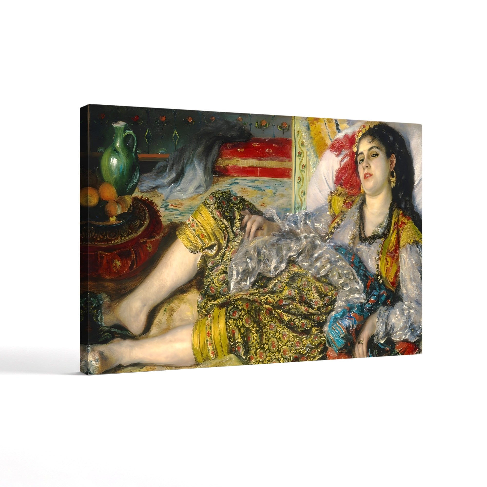 Odalisque, 1870 – Renoir Wall Art | Impressionist Figure Canvas