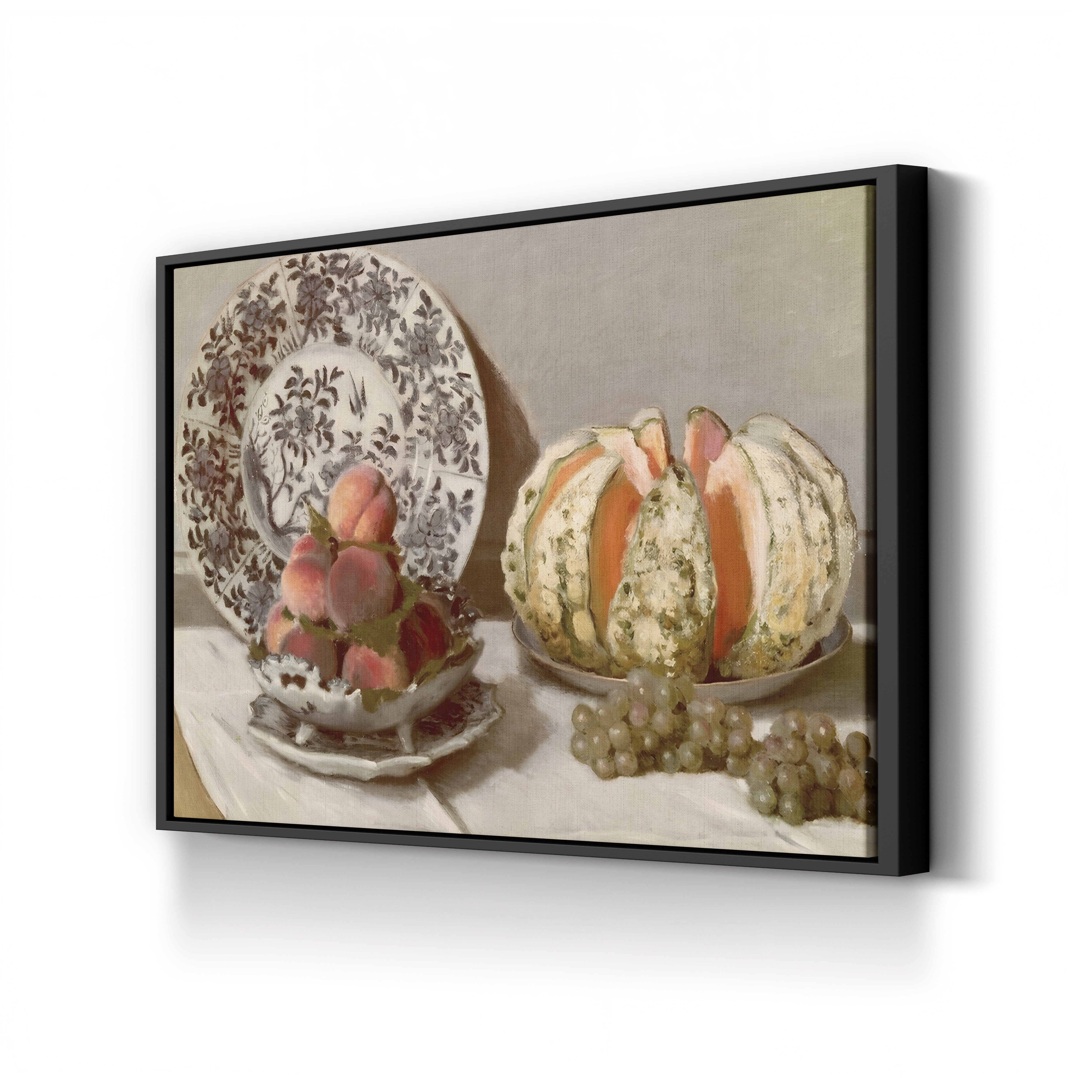 Still Life with a Melon (Nature morte au melon), 1872 by Claude Monet