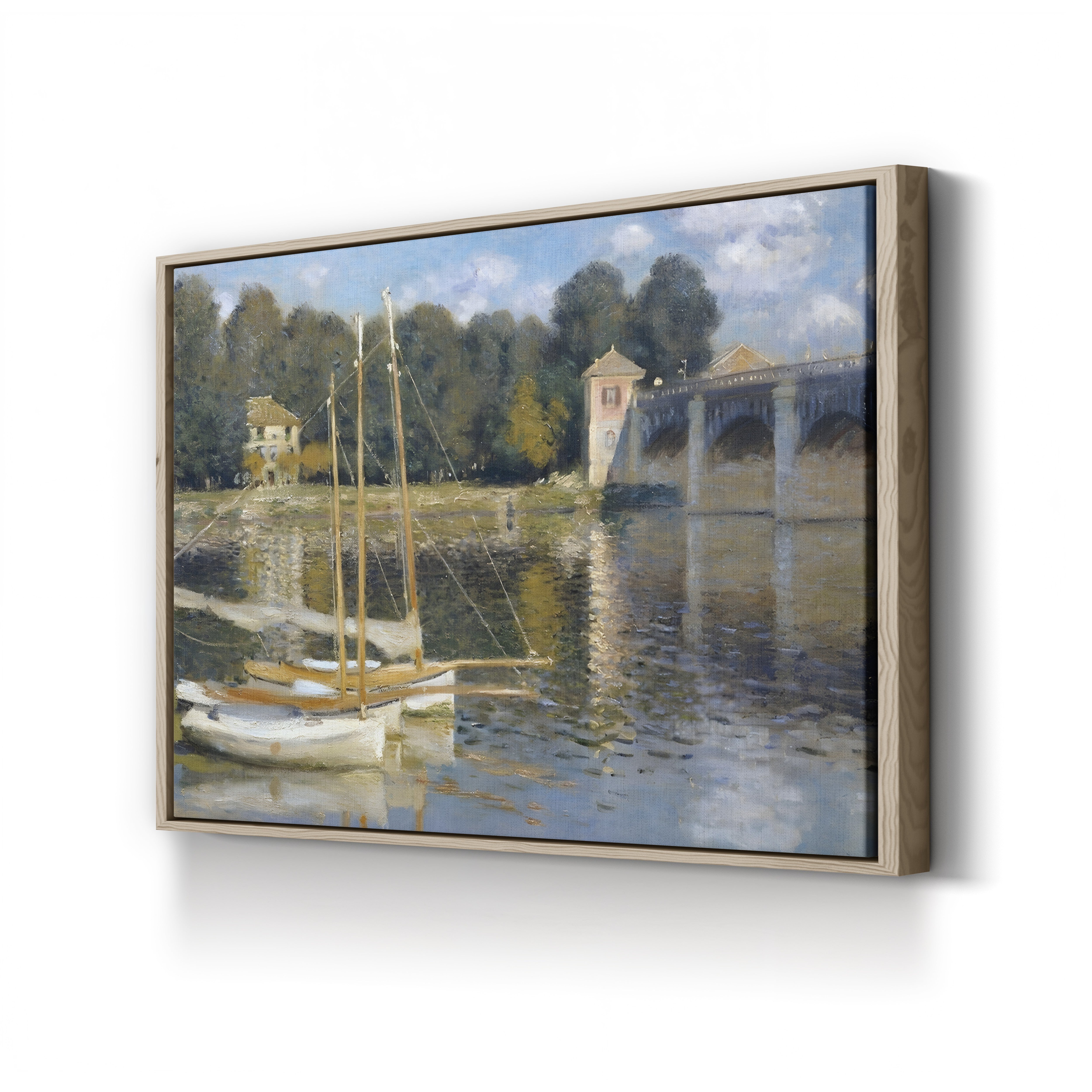 Bridge at Argenteuil, 1874 – Claude Monet Wall Art | Iconic Impressionist Canvas Print
