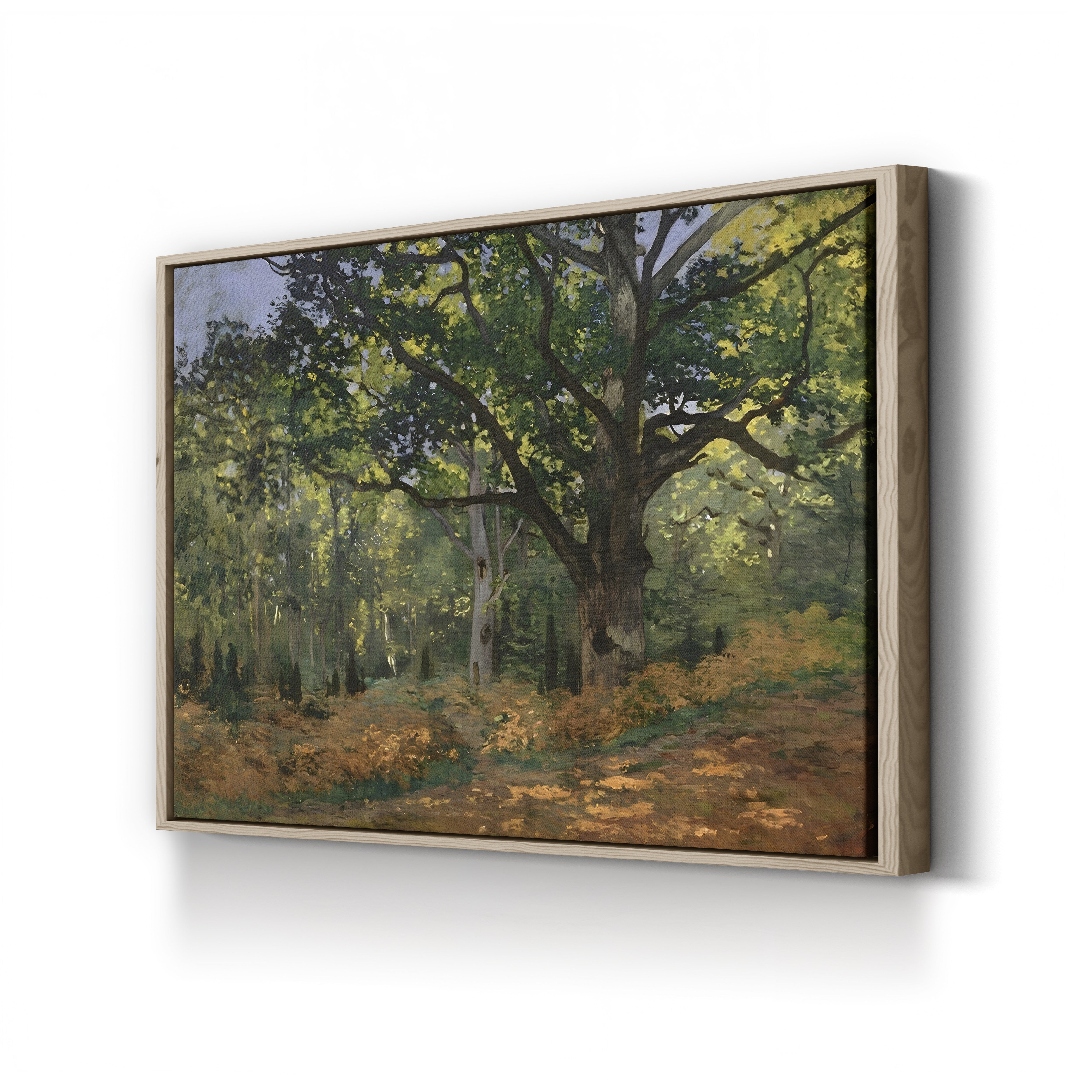 The Bodmer Oak, Fontainebleau Forest (Un chêne au Bas-Bréau, le Bodmer), 1865 by Claude Monet