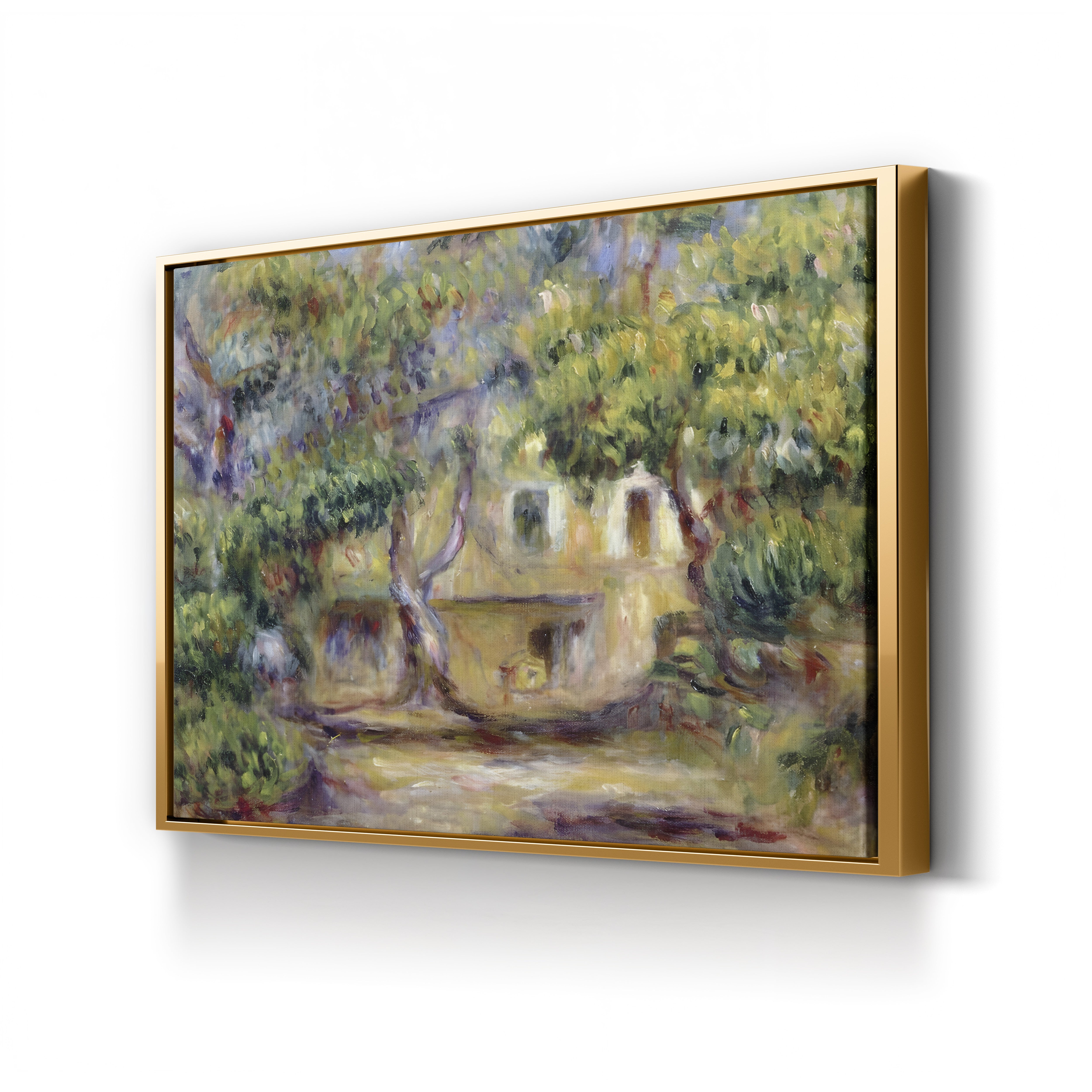 The Farm at Les Collettes, c.1915 – Pierre-Auguste Renoir Wall Art | Impressionist Provençal Canvas Print
