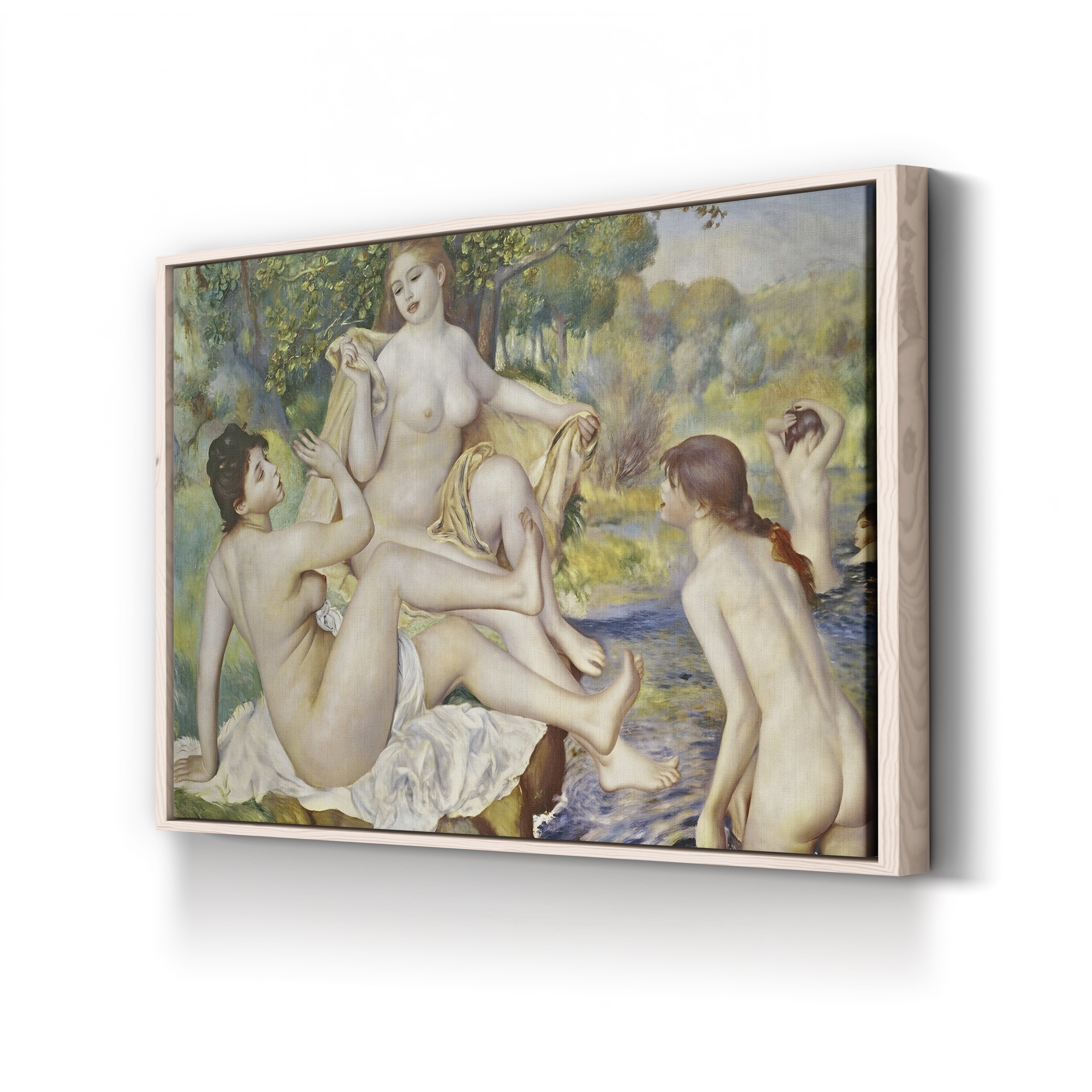 The Bathers, 1887 – Pierre-Auguste Renoir Wall Art | Classical Impressionist Canvas Print