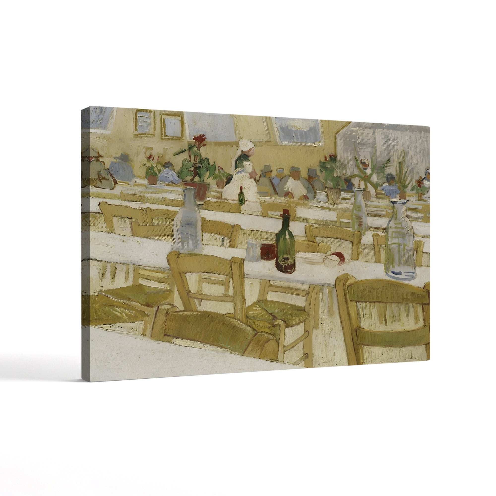 Interior of a Restaurant by Vincent van Gogh gallery-wrapped canvas print
