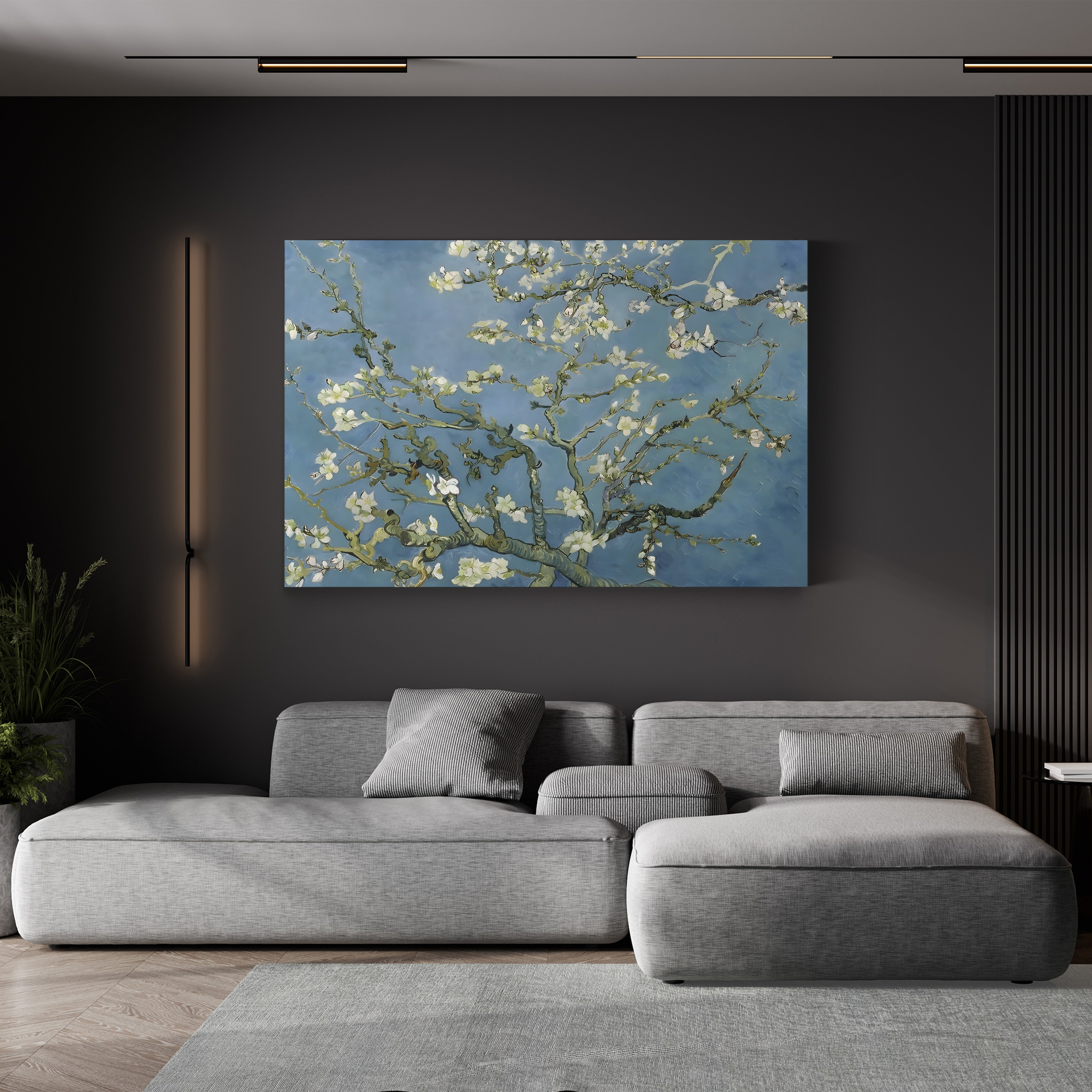 Almond Blossom, 1890 – Vincent van Gogh Wall Art | Post-Impressionist Floral Canvas Print