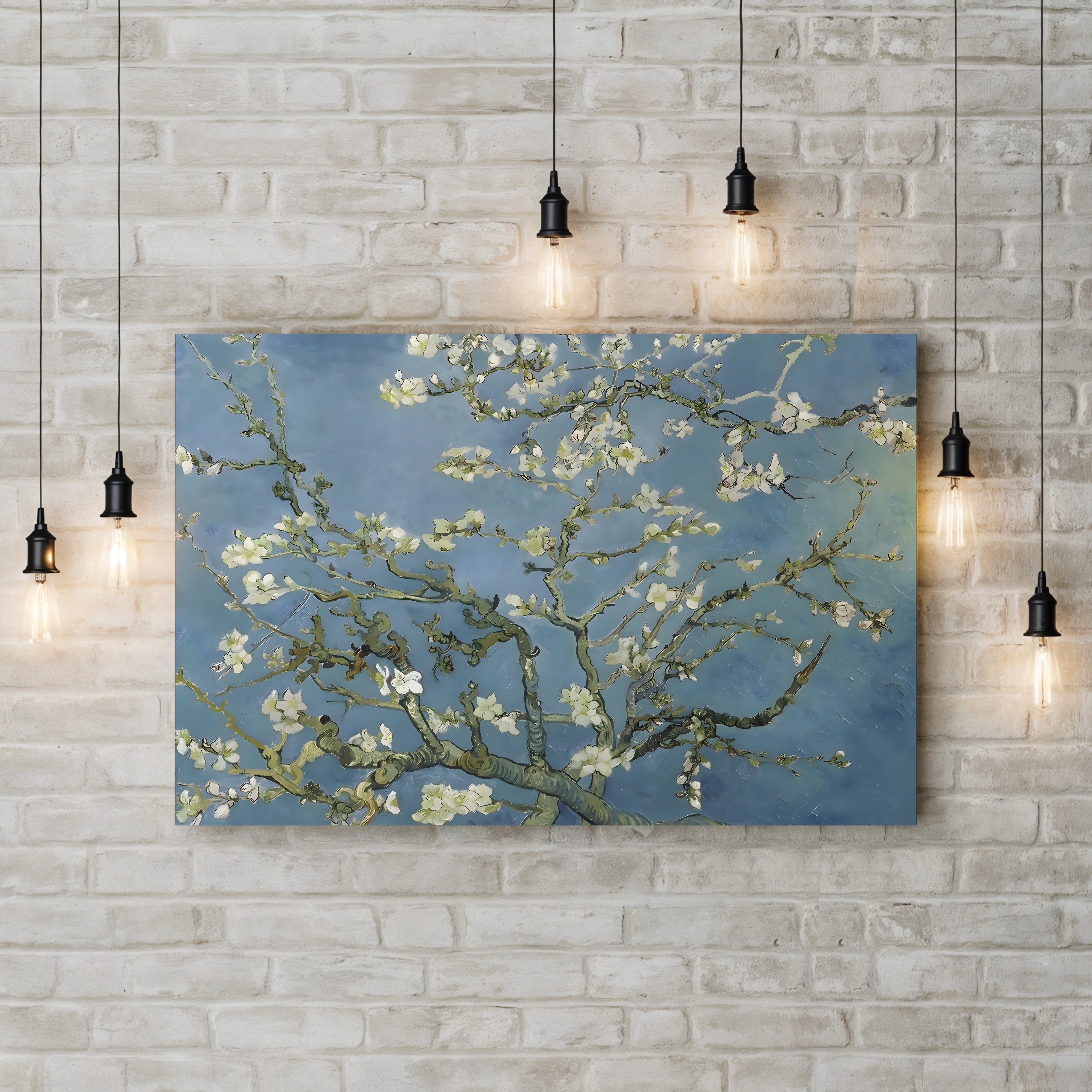 Almond Blossom, 1890 – Vincent van Gogh Wall Art | Post-Impressionist Floral Canvas Print