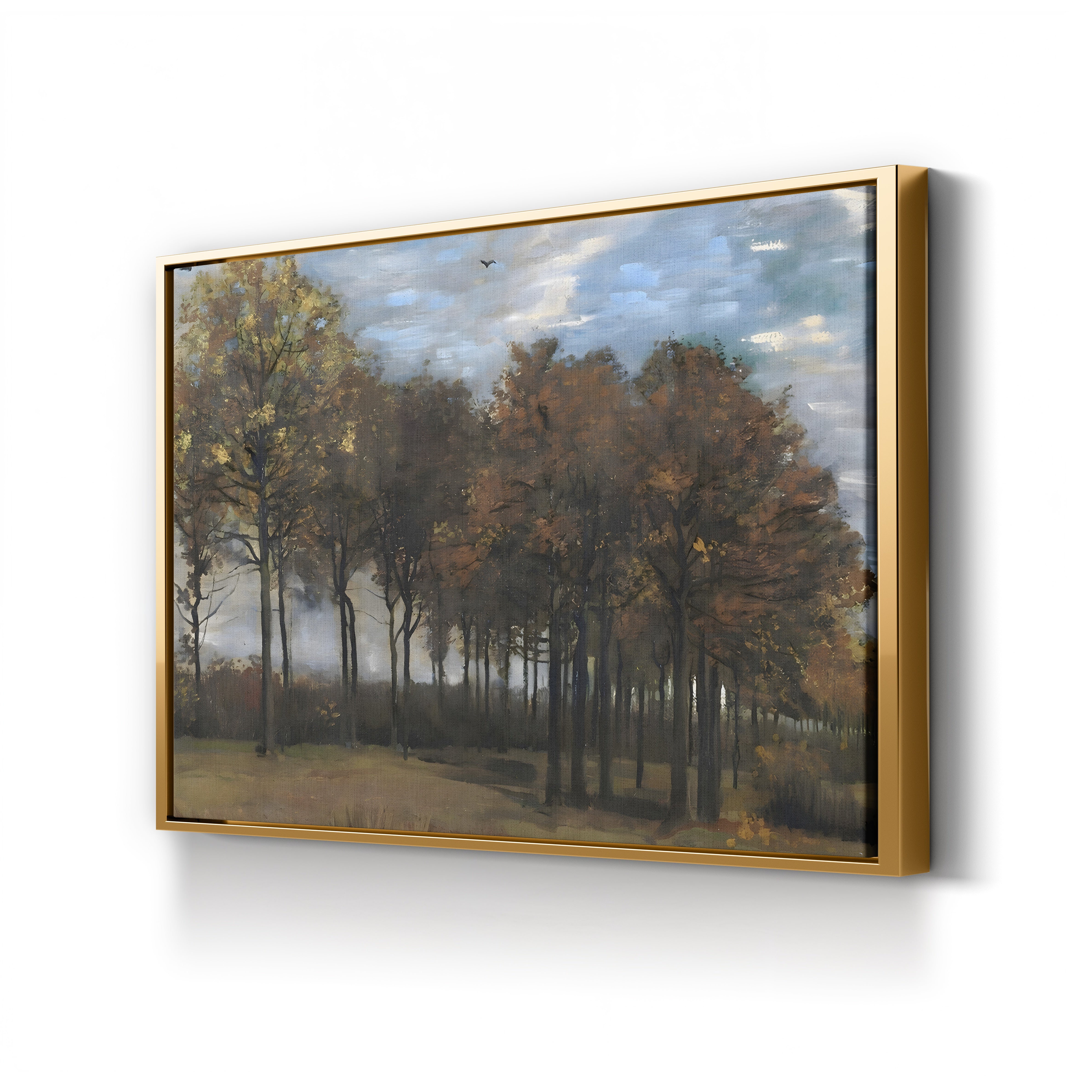 Autumn Landscape, c.1885 – Vincent van Gogh Wall Art | Early Dutch Landscape Canvas Print