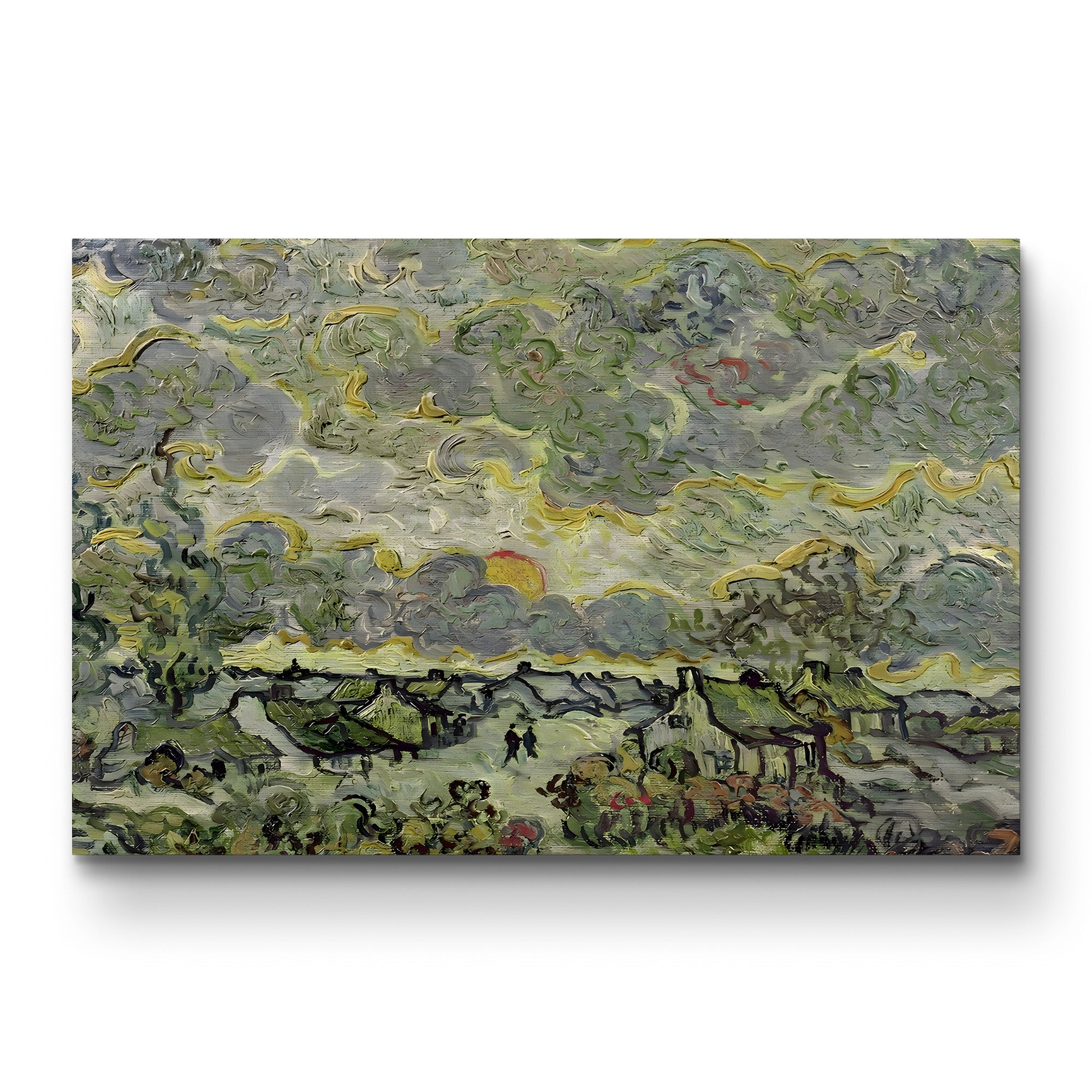 Autumn Landscape, 1890 – Vincent van Gogh Wall Art | Post-Impressionist Landscape Canvas Print