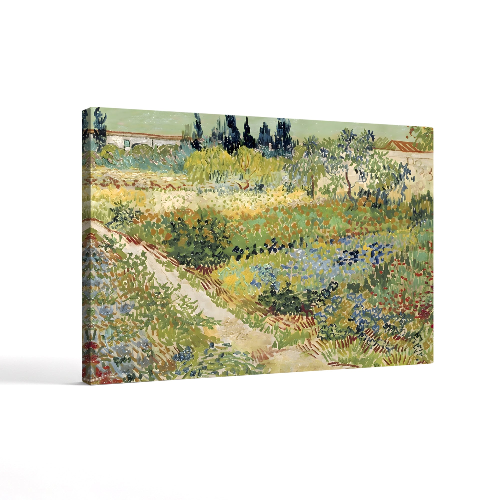 Blühender Garten – Vincent van Gogh Wall Art | Post-Impressionist Garden Canvas Print
