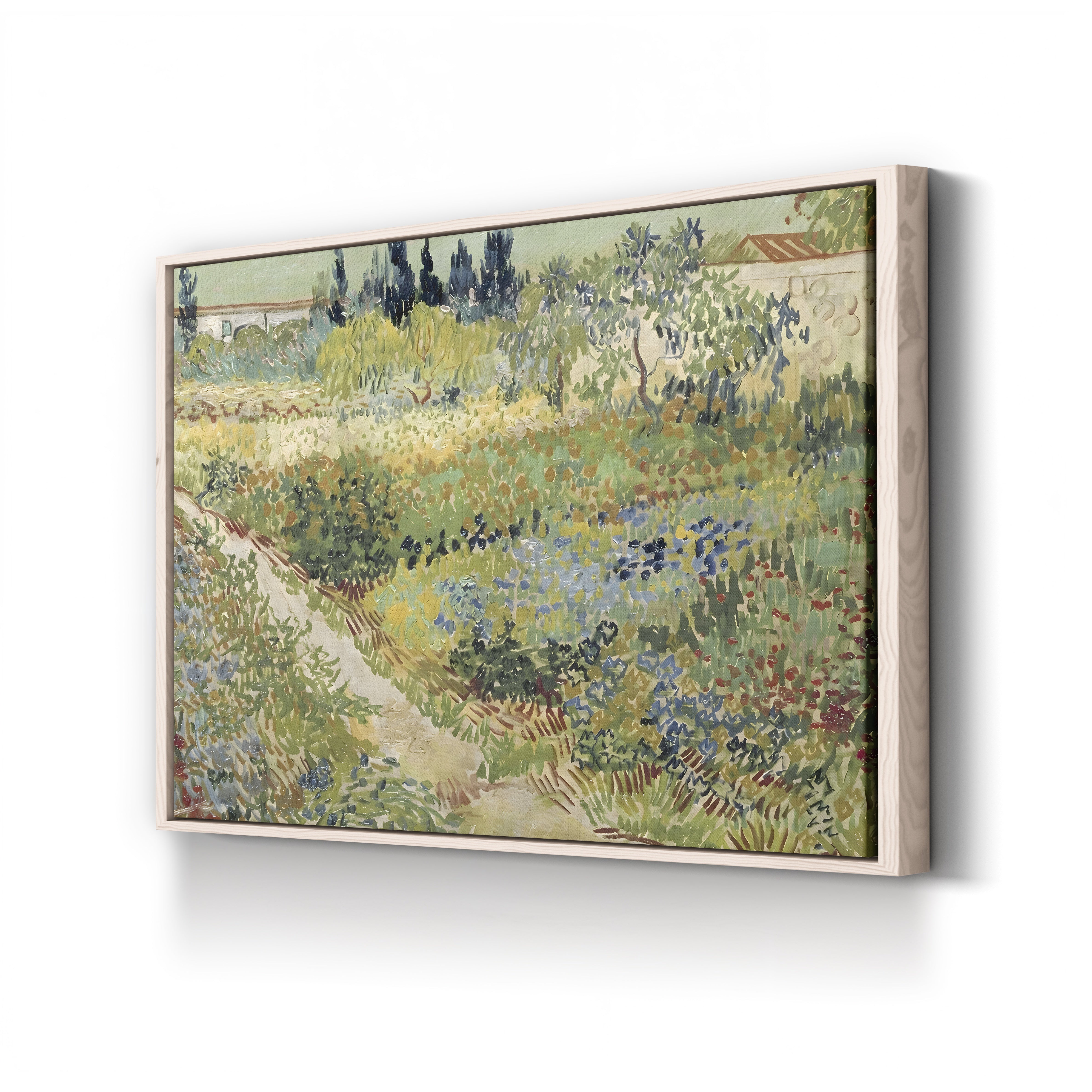 Blühender Garten – Vincent van Gogh Wall Art | Post-Impressionist Garden Canvas Print