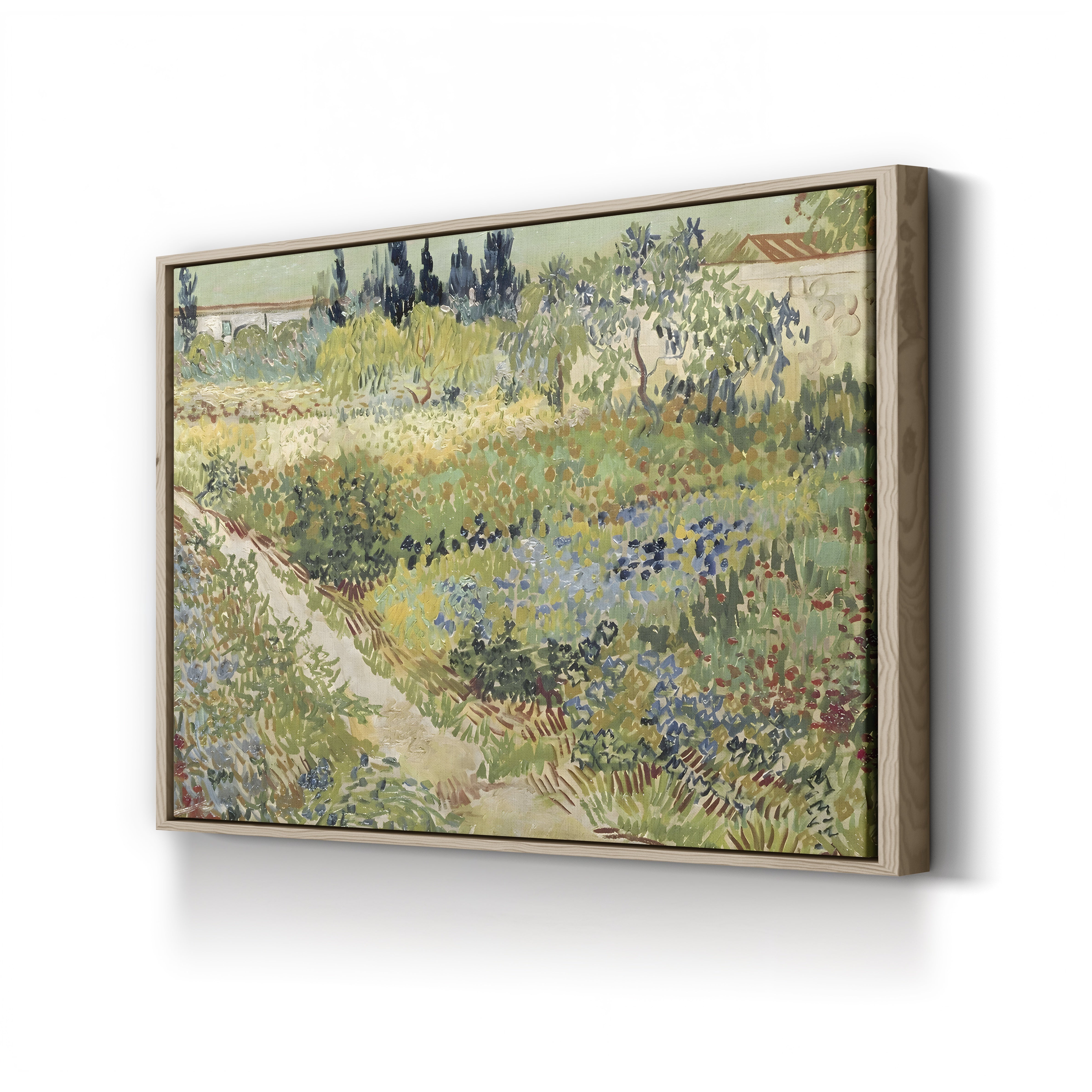 Blühender Garten – Vincent van Gogh Wall Art | Post-Impressionist Garden Canvas Print