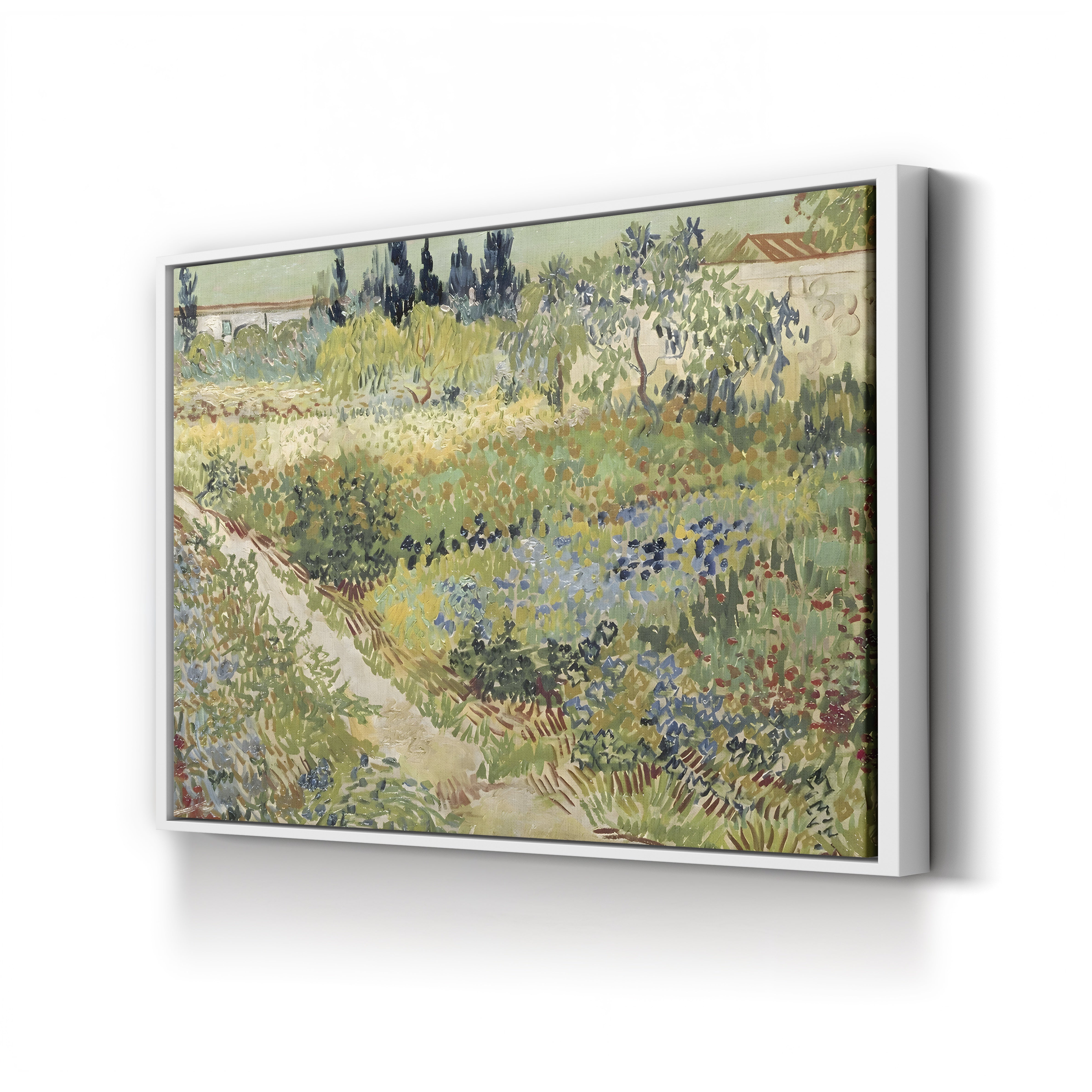 Blühender Garten – Vincent van Gogh Wall Art | Post-Impressionist Garden Canvas Print